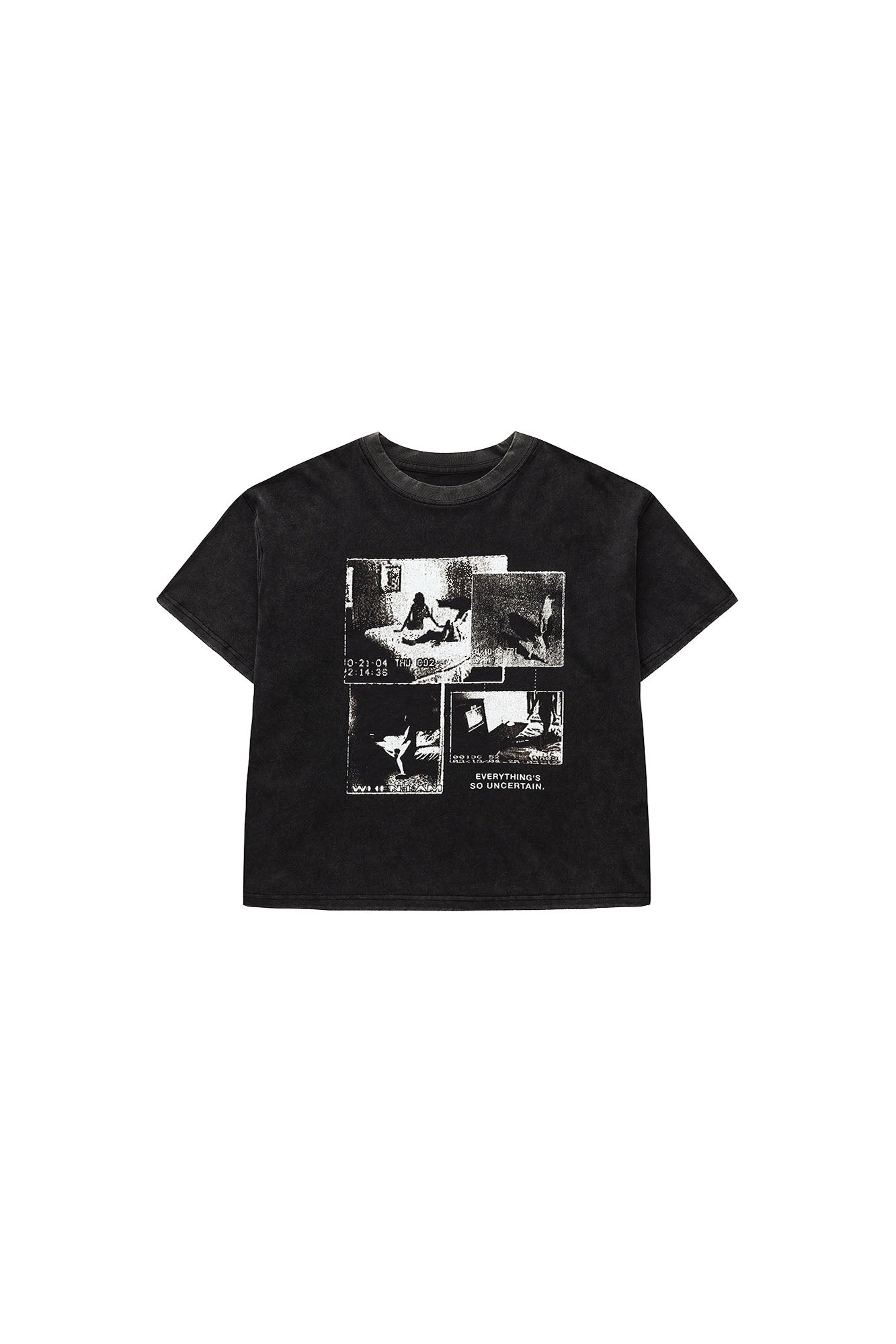 LUUUCAM Bedroom Surveillance Graphic Washed T-Shirt, premium urban and streetwear designers apparel on PROJECTISR.com, LUUUCAM