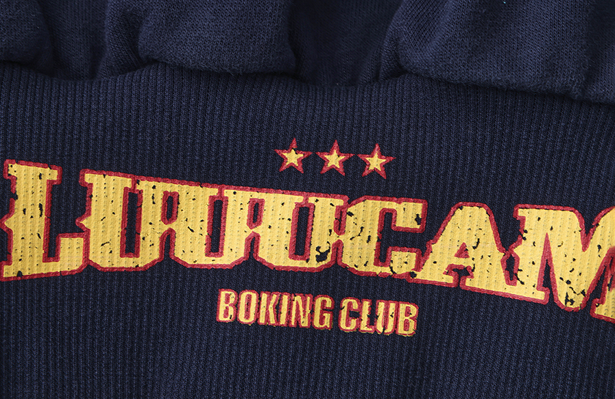 LUUUCAM Paint-Splattered Distressed Zip Hoodie