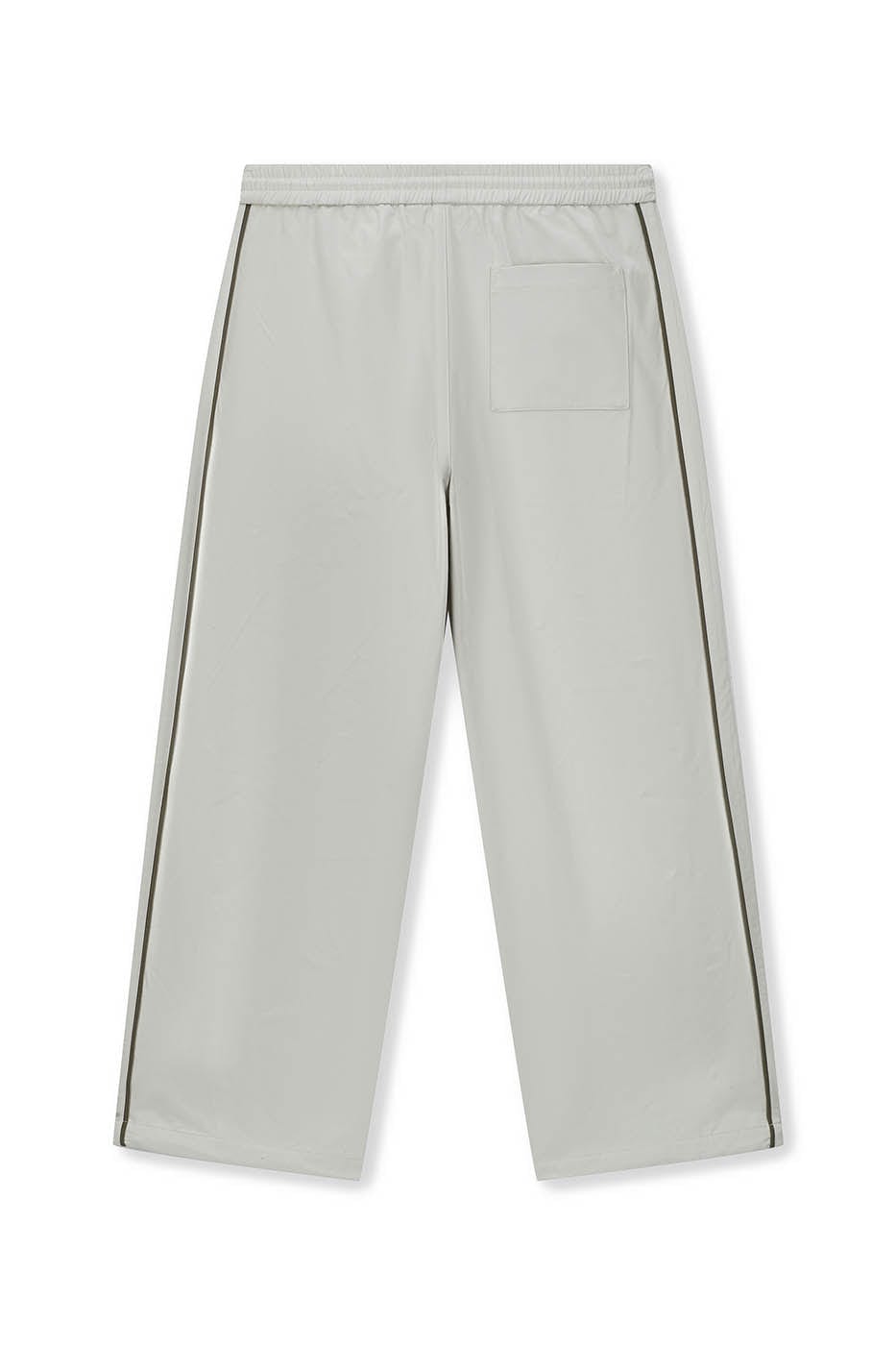 BONELESS Paneled Crinkled Parachute Pants Cho, premium urban and streetwear designers apparel on PROJECTISR.com, BONELESS