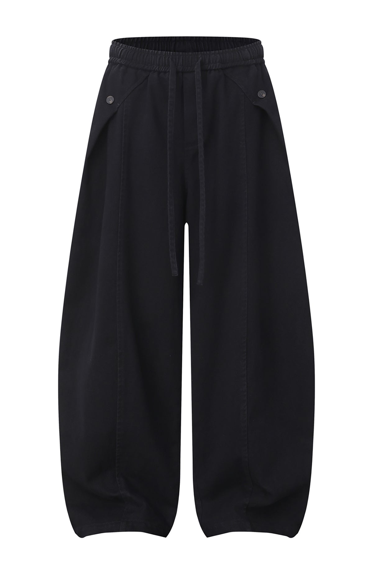 BOTANICA Washed Pleated Wide-Leg Pants