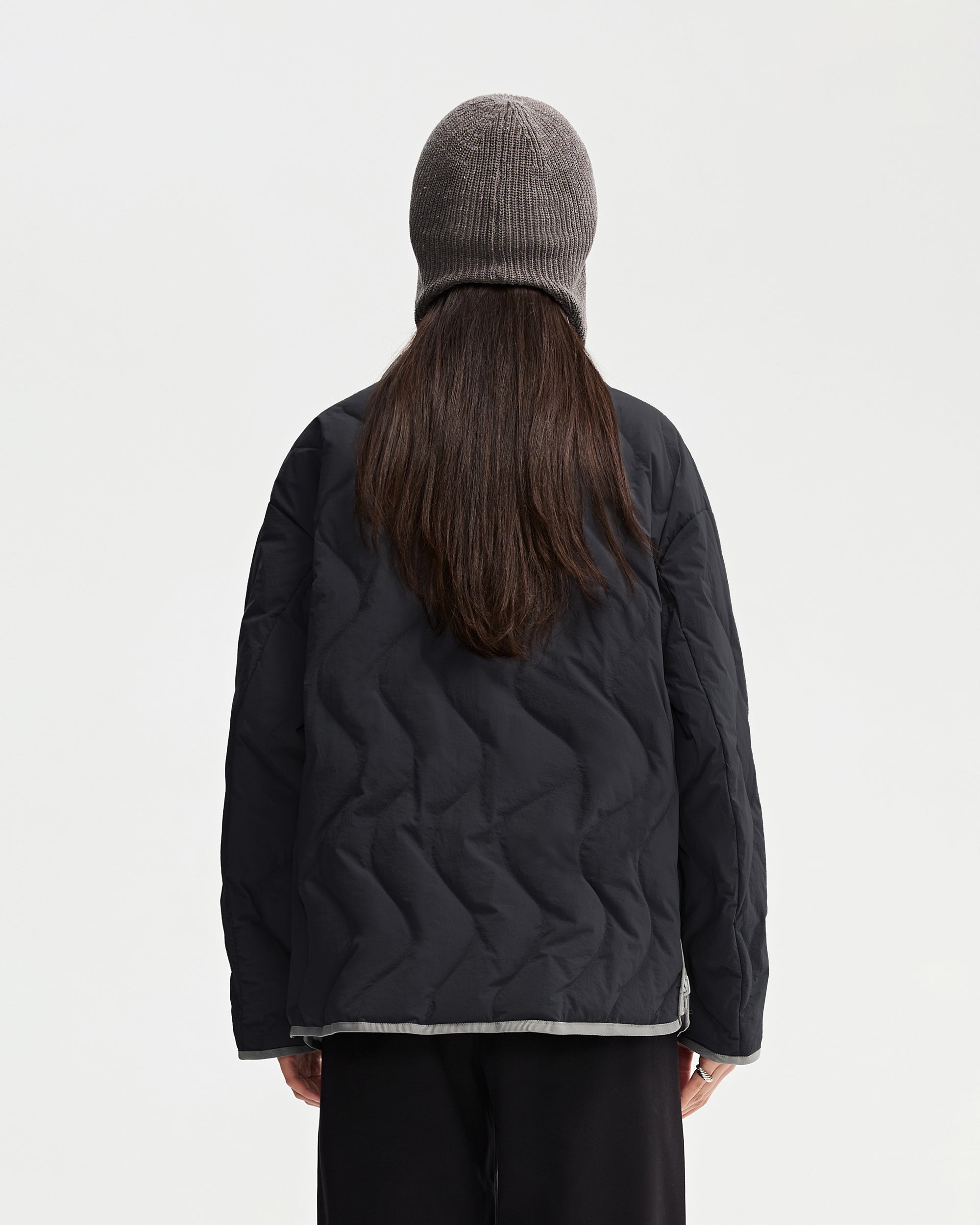 ORGANIC EMOTION Classic Reversible Quilted Down Jacket