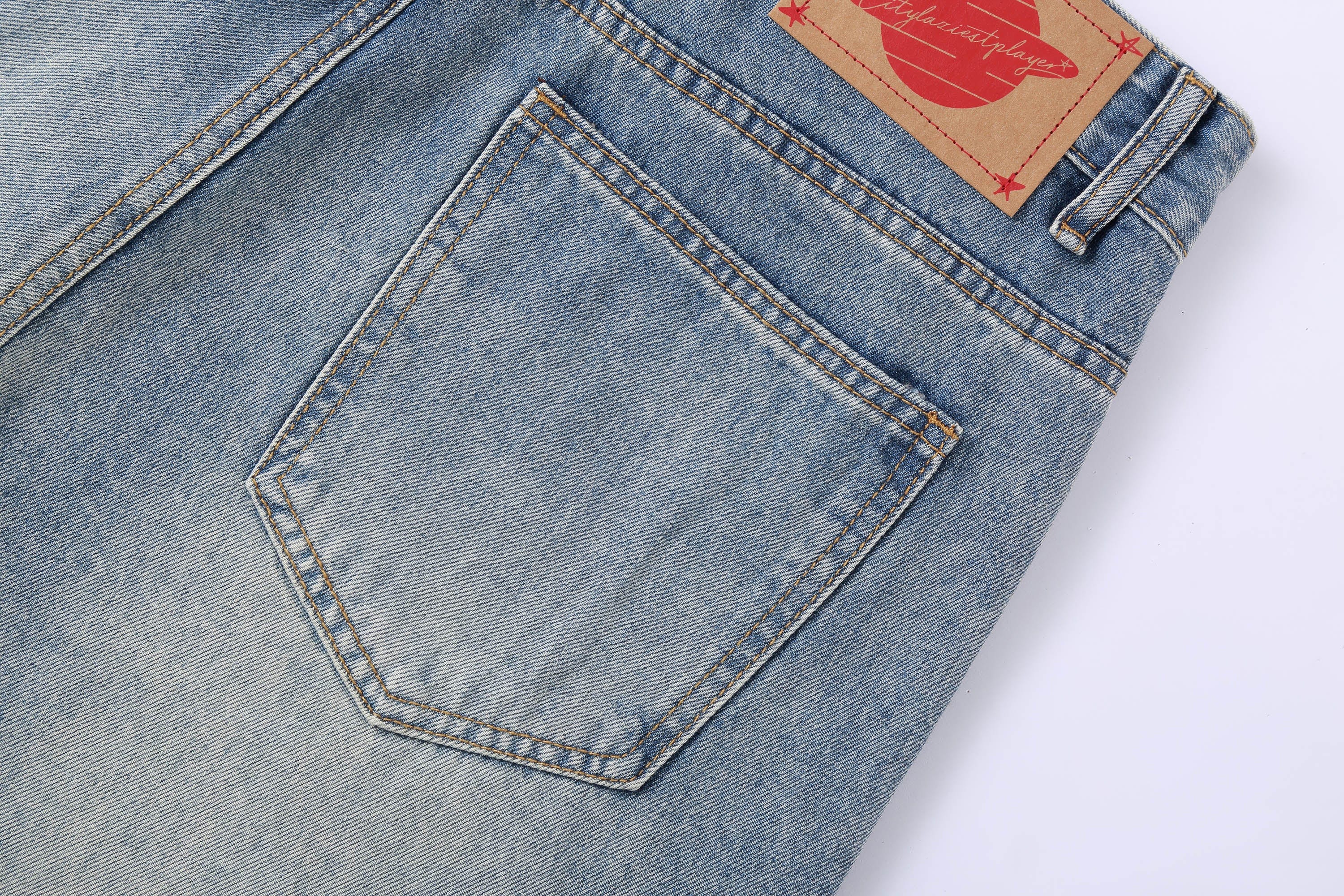 CLP Retro Washed Curved Jeans