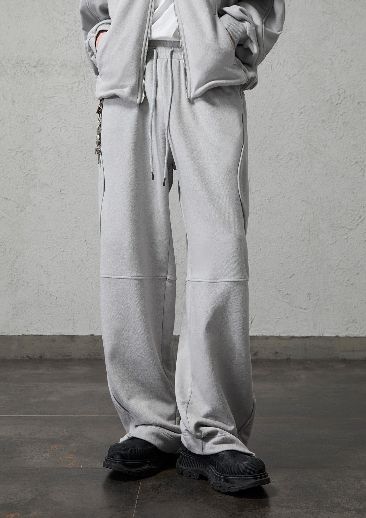 ORGANIC EMOTION Structured Panelled Oversized Sweatpants, premium urban and streetwear designers apparel on PROJECTISR.com, ORGANIC EMOTION