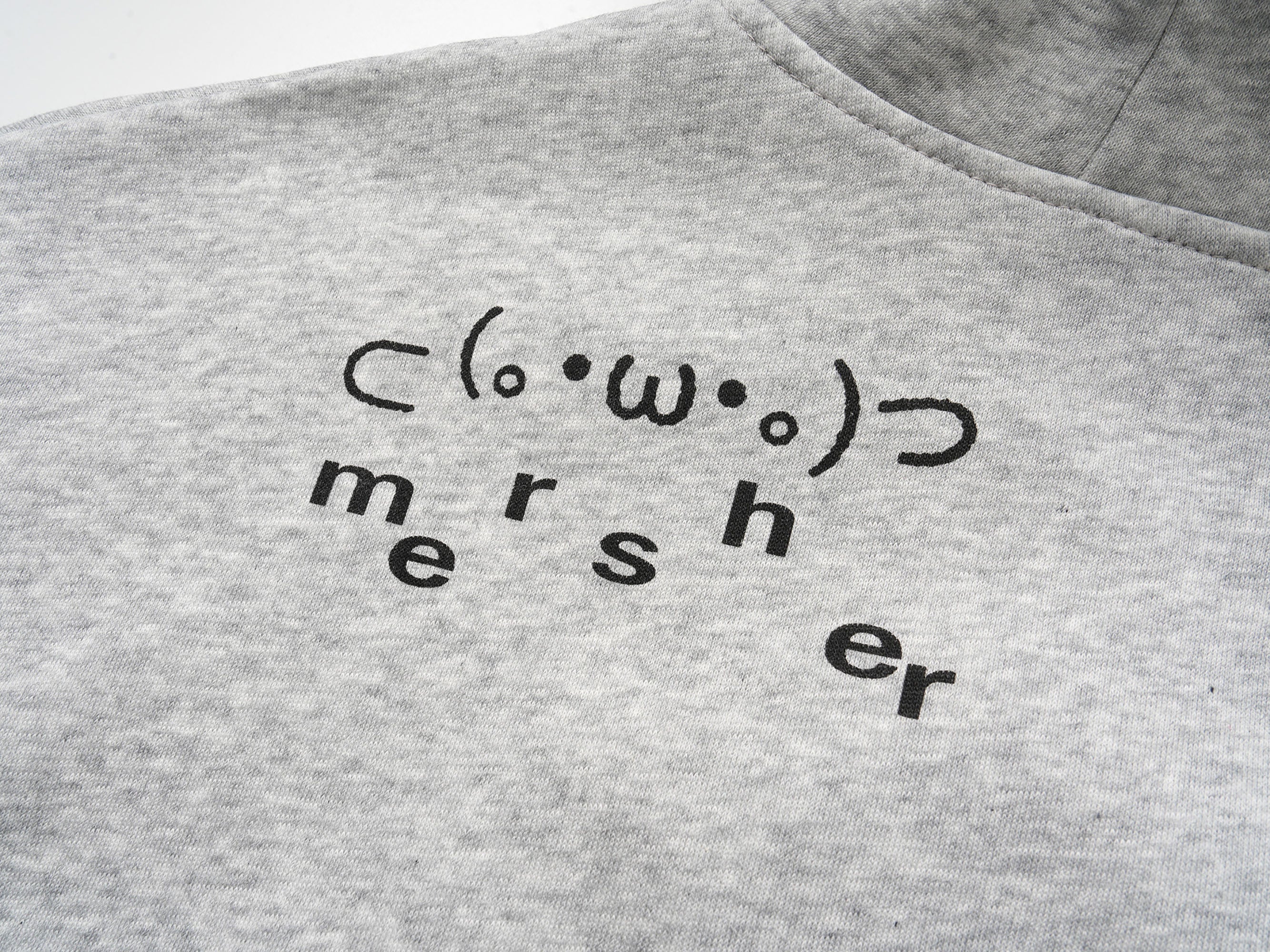 CLP Rabbit Ear Doodle Zip-Up Hoodie