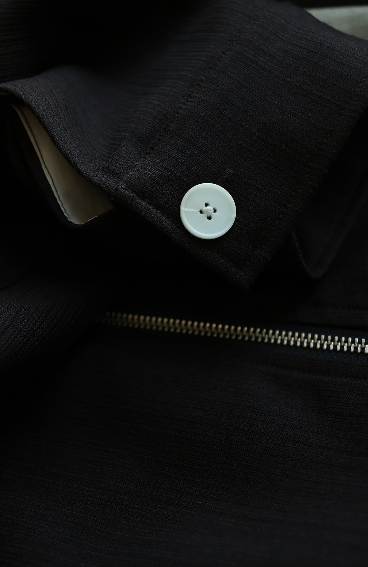 OKAYTHXBYE Deconstructed Spliced Textured Stripe Short Jacket