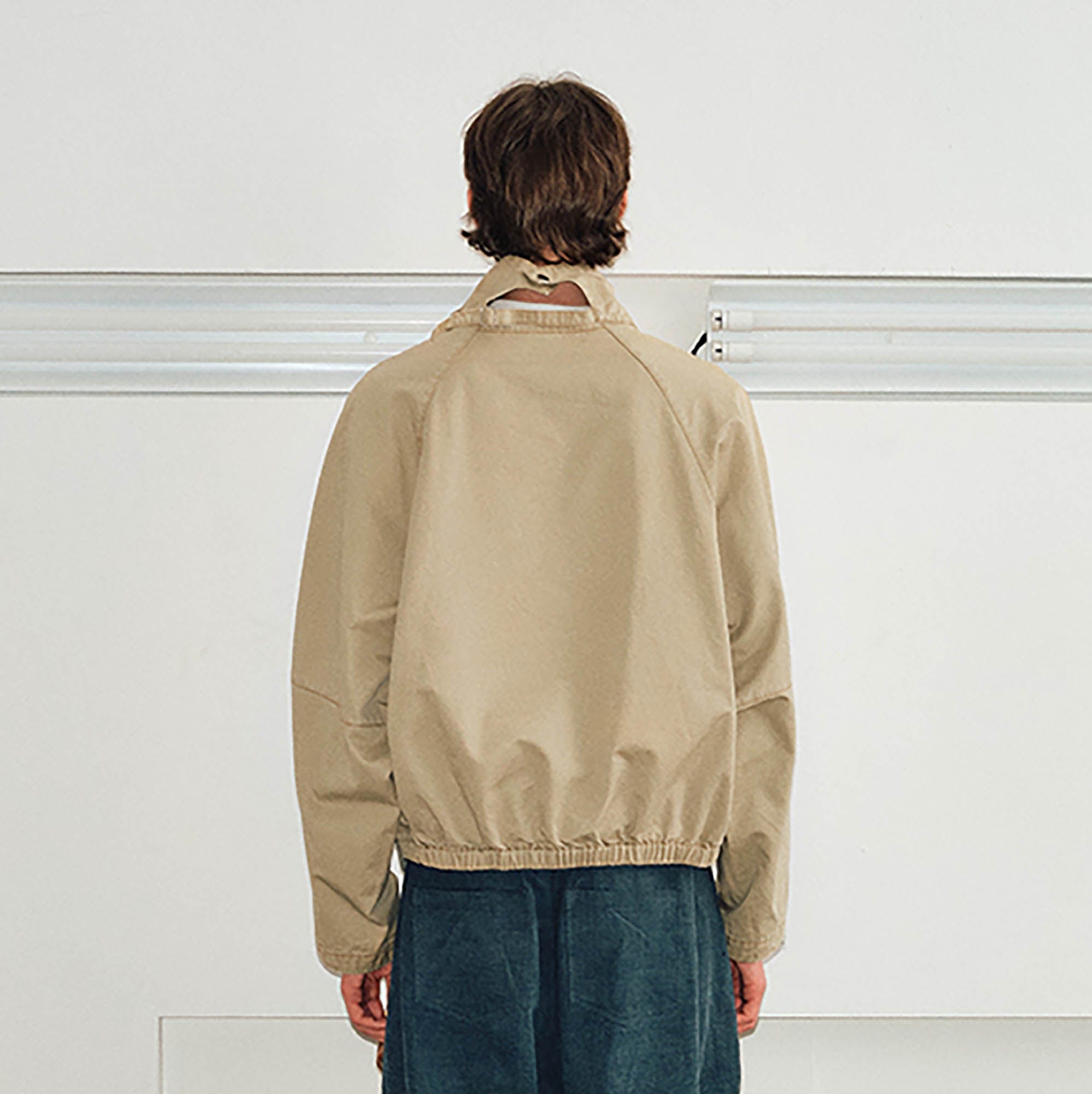 KREATE Cap-Collar Pullover Jacket