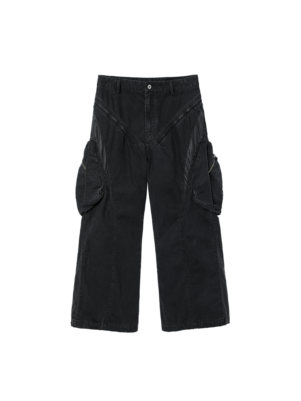 AVINMADE Slub Canvas Zippered Cargo Pants