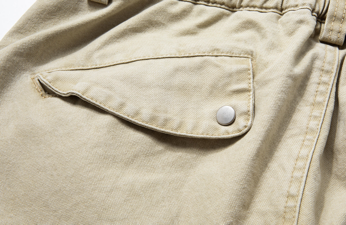 BOTANICA Deconstructed Multi-Pocket Washed Cargo Jeans