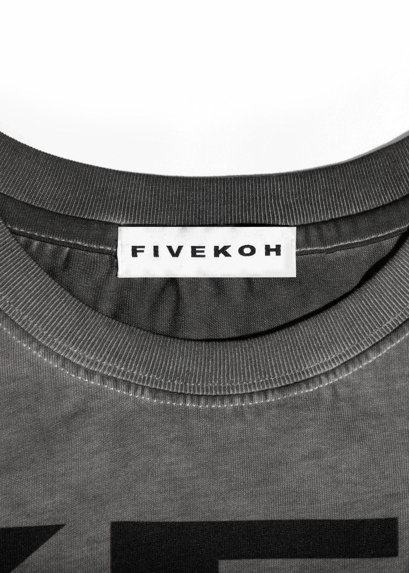 FIVEKOH XES Deconstructed Washed T-Shirt