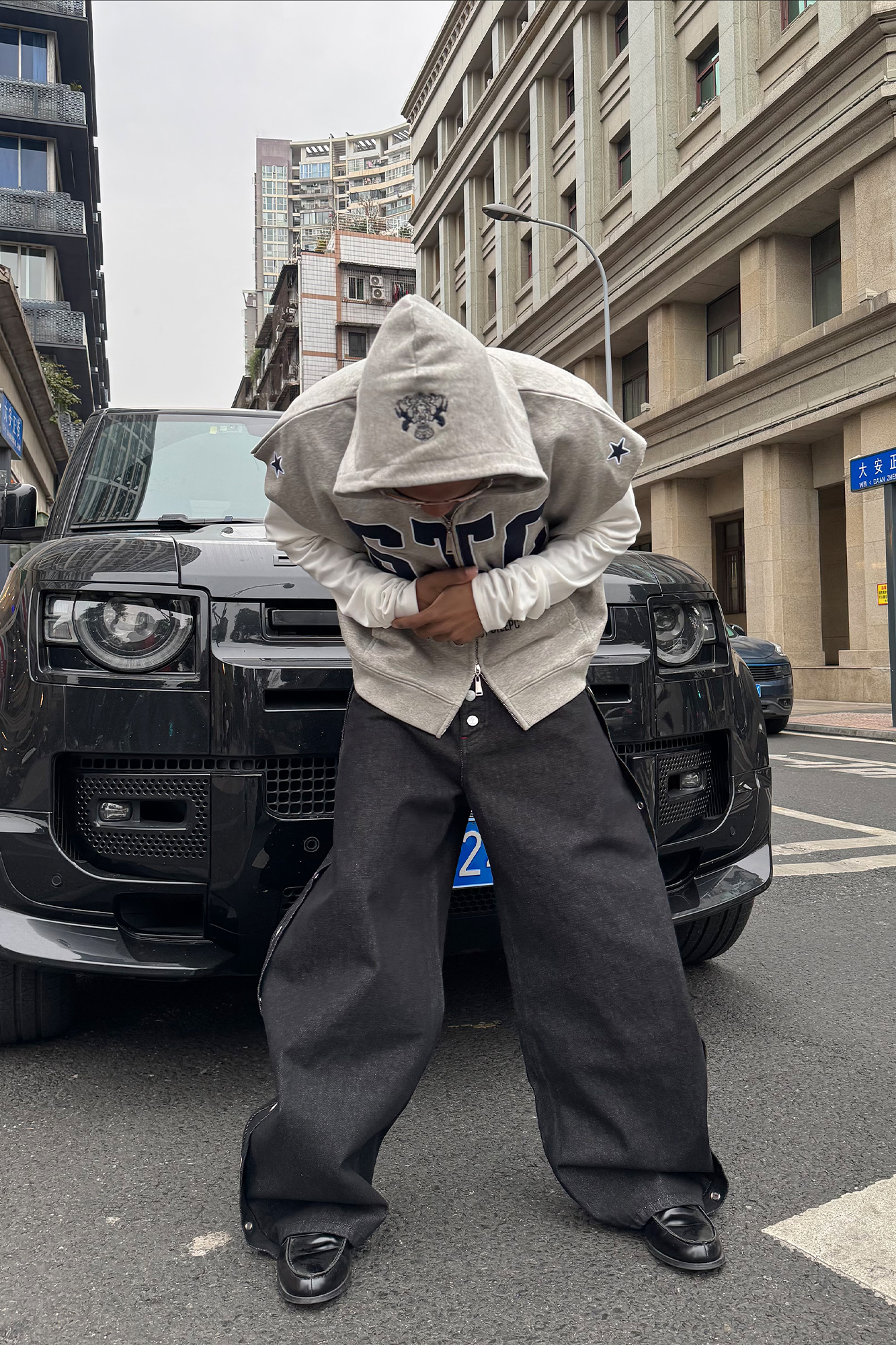 STEEPC Hooded Zip-Up Sweat Vest, premium urban and streetwear designers apparel on PROJECTISR.com, STEEPC