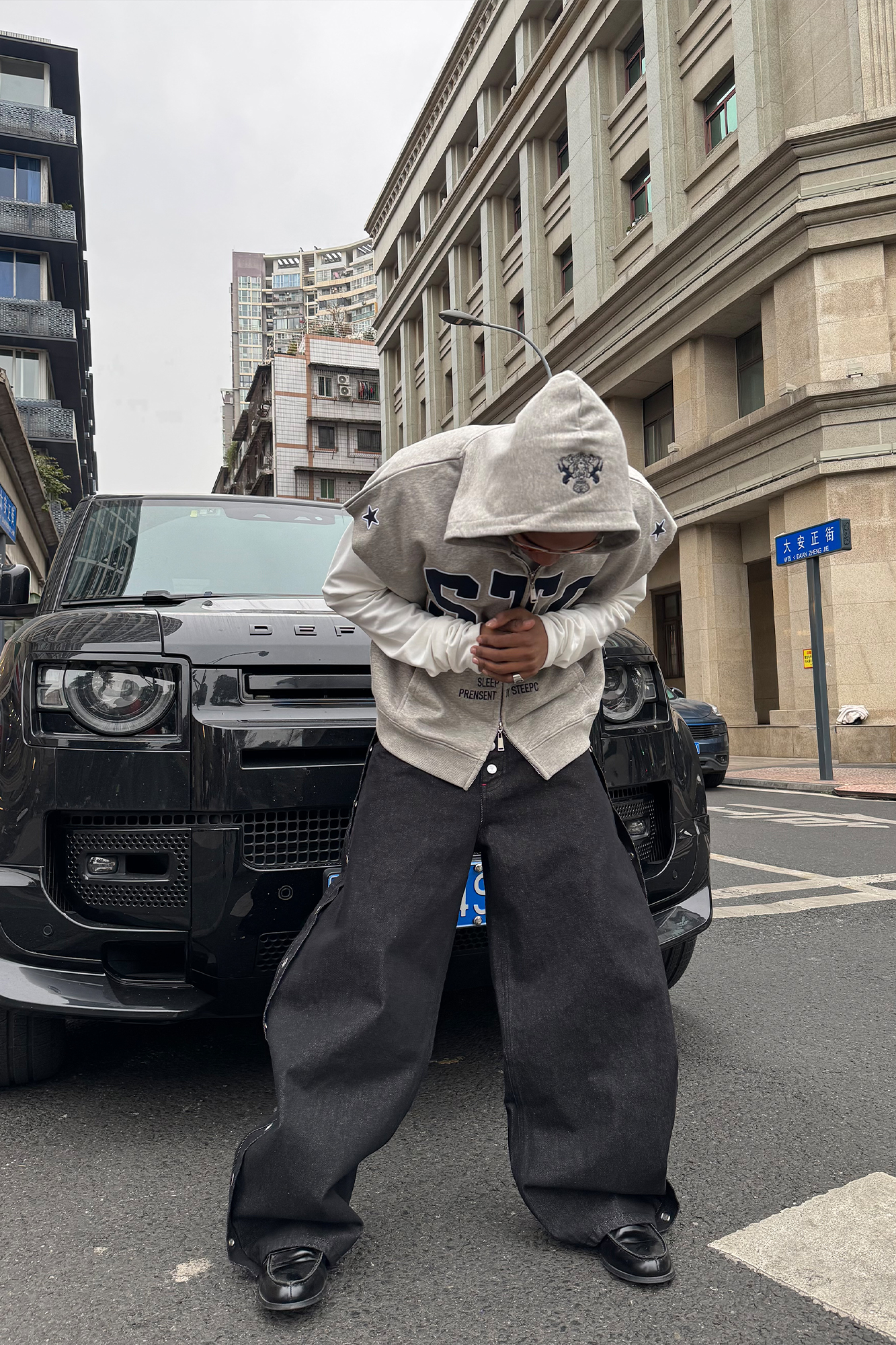 STEEPC Hooded Zip-Up Sweat Vest, premium urban and streetwear designers apparel on PROJECTISR.com, STEEPC