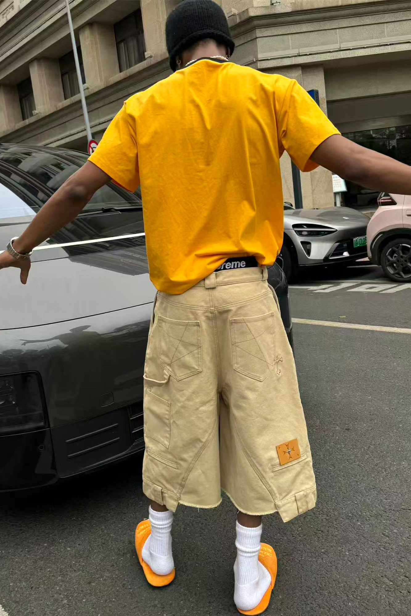 STEEPC Baggy Multi-Pocket Cargo Shorts, premium urban and streetwear designers apparel on PROJECTISR.com, STEEPC
