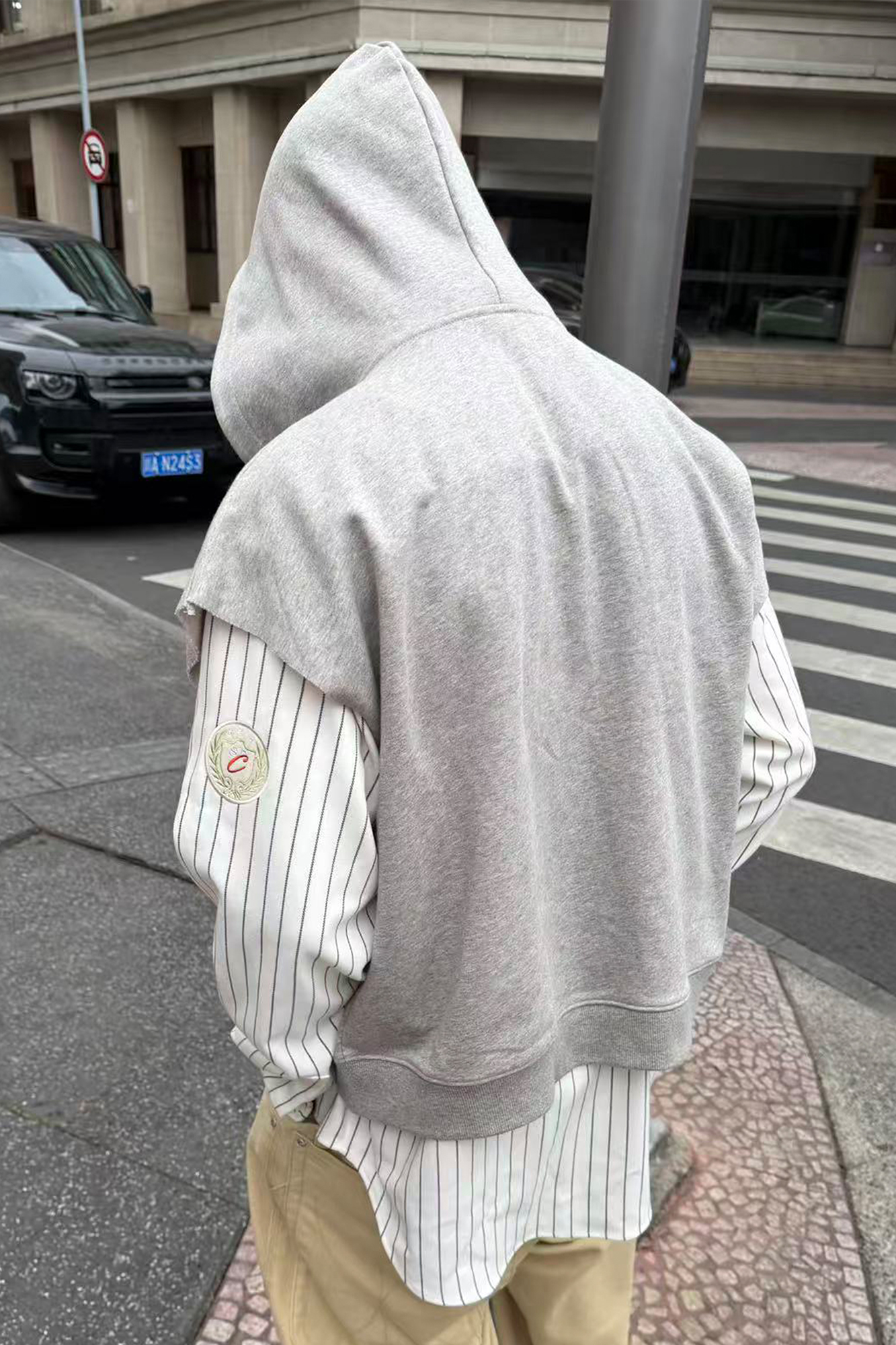 STEEPC Hooded Zip-Up Sweat Vest