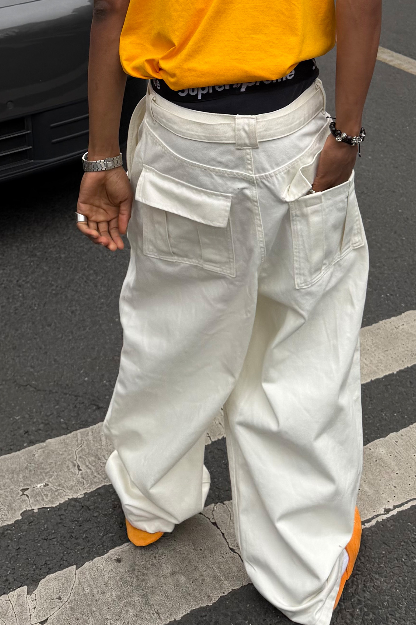 STEEPC Belted Baggy Utility Pants, premium urban and streetwear designers apparel on PROJECTISR.com, STEEPC
