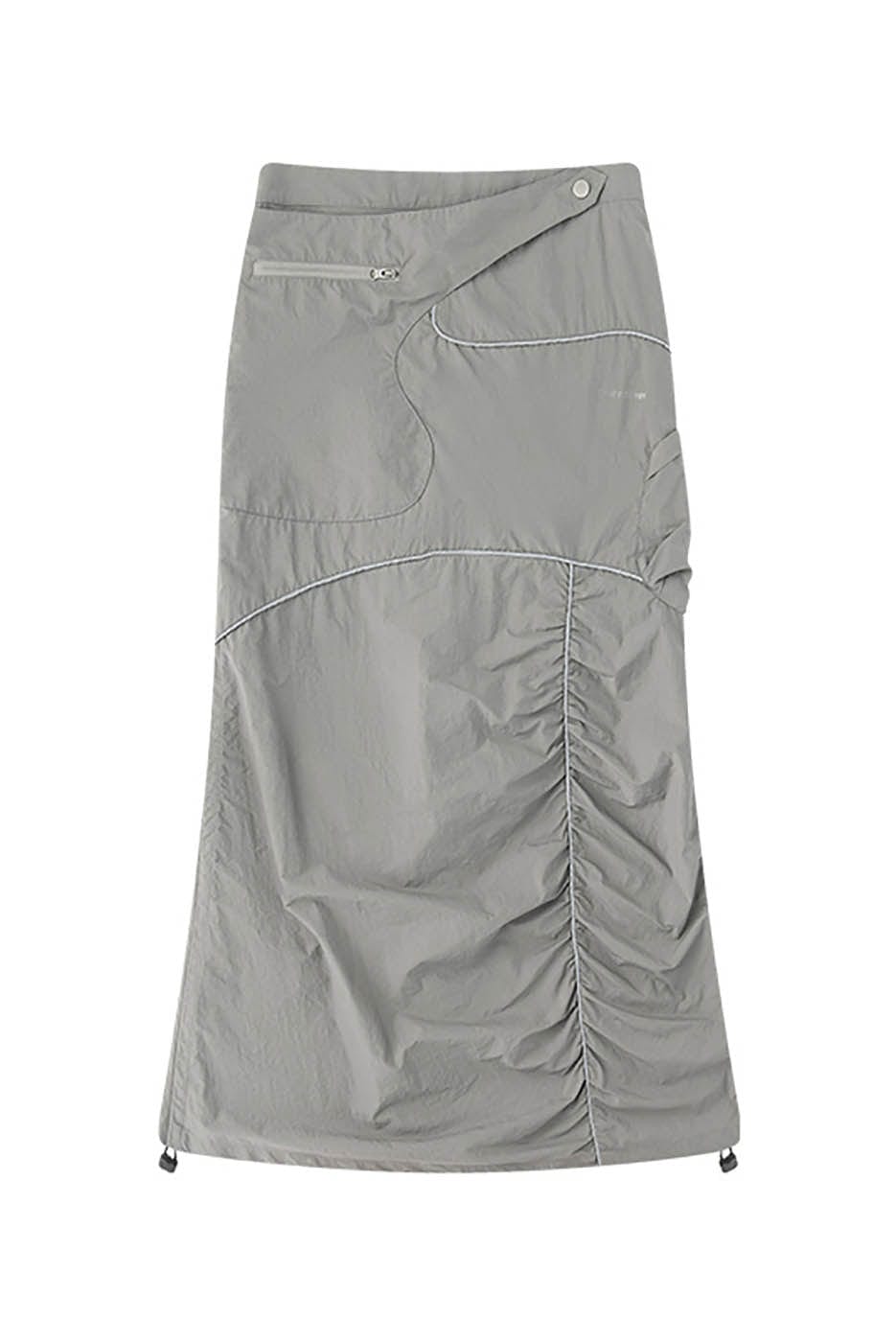 ENSHADOWER Modern Deconstructed Pleated Skirt, premium urban and streetwear designers apparel on PROJECTISR.com, ENSHADOWER