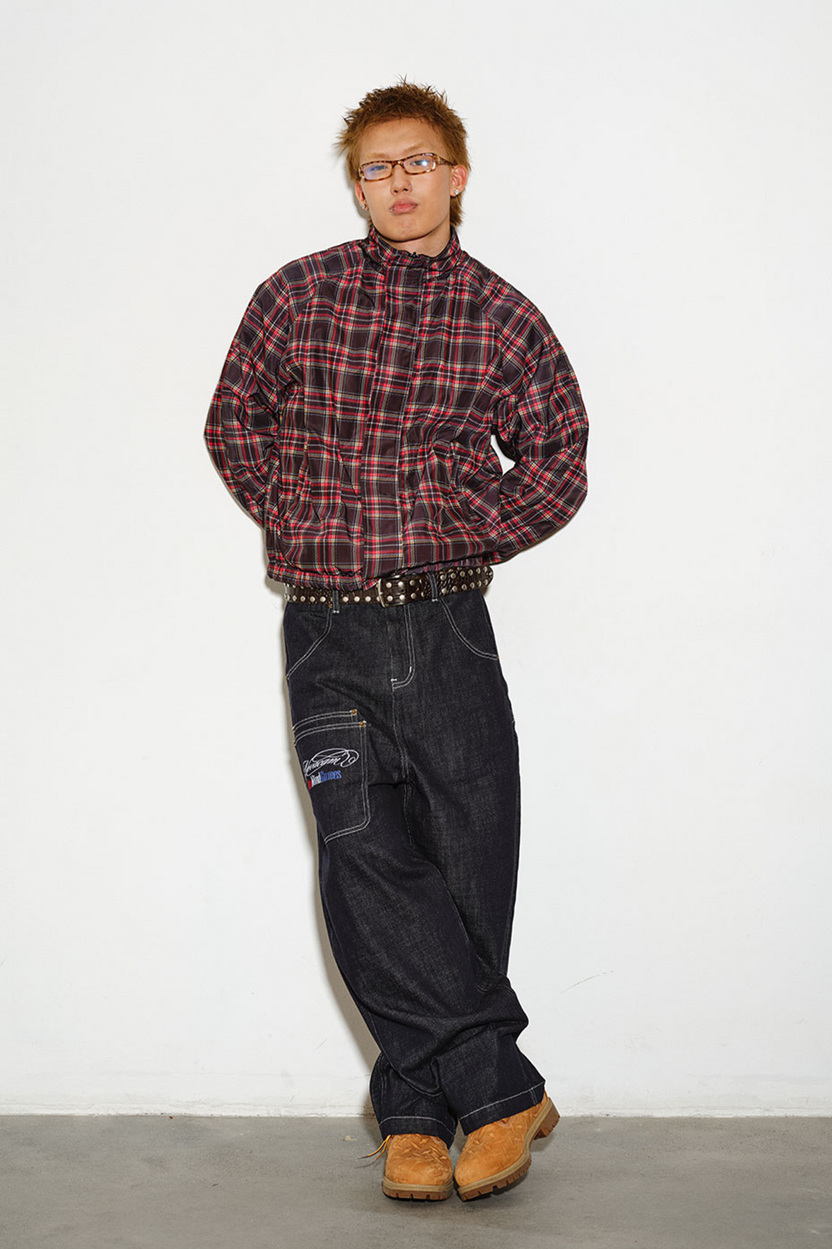 NOVACAM Retro Reversible Plaid Jacket