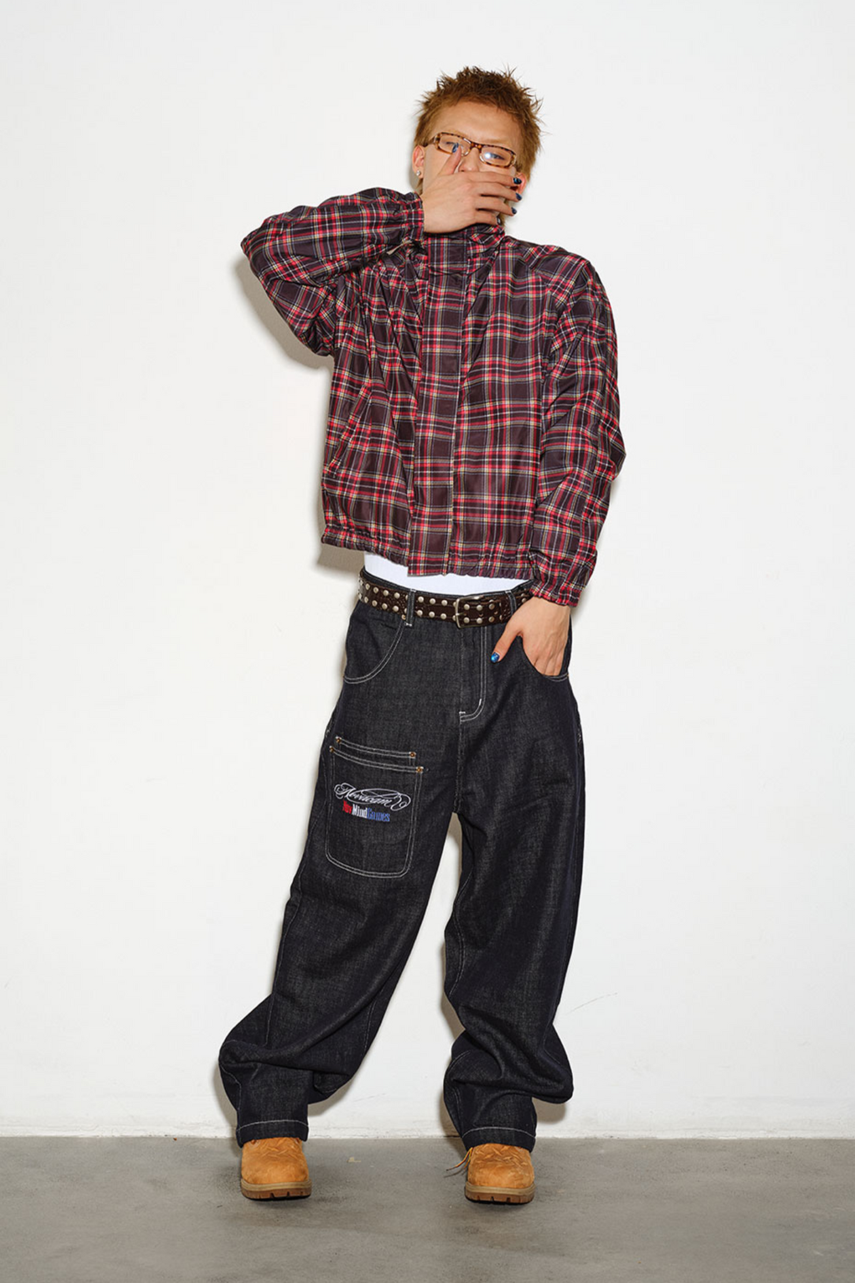 NOVACAM Retro Reversible Plaid Jacket