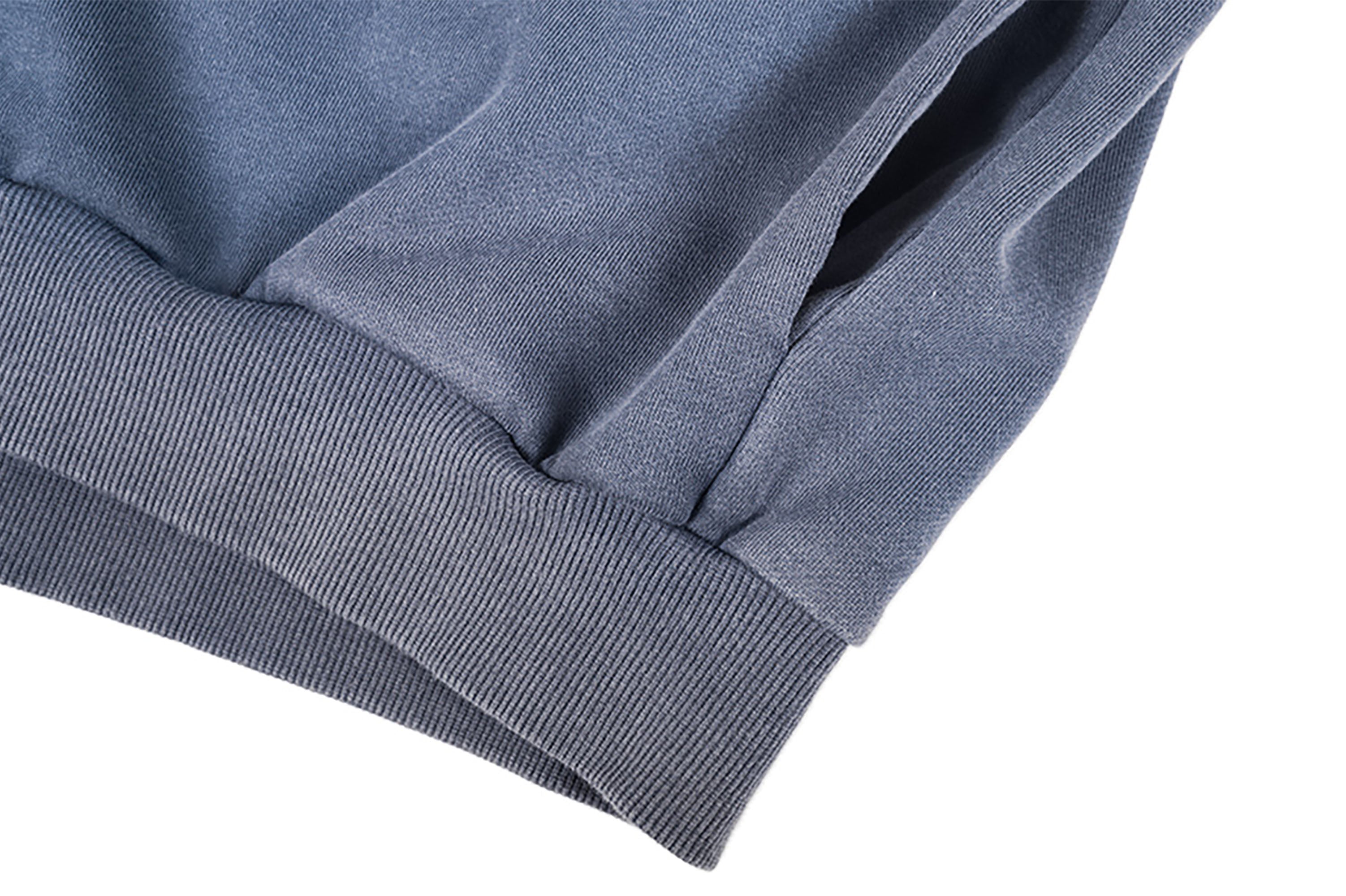 UNDERWATER Retro Washed Graphic Zip-Up Sweatshirt