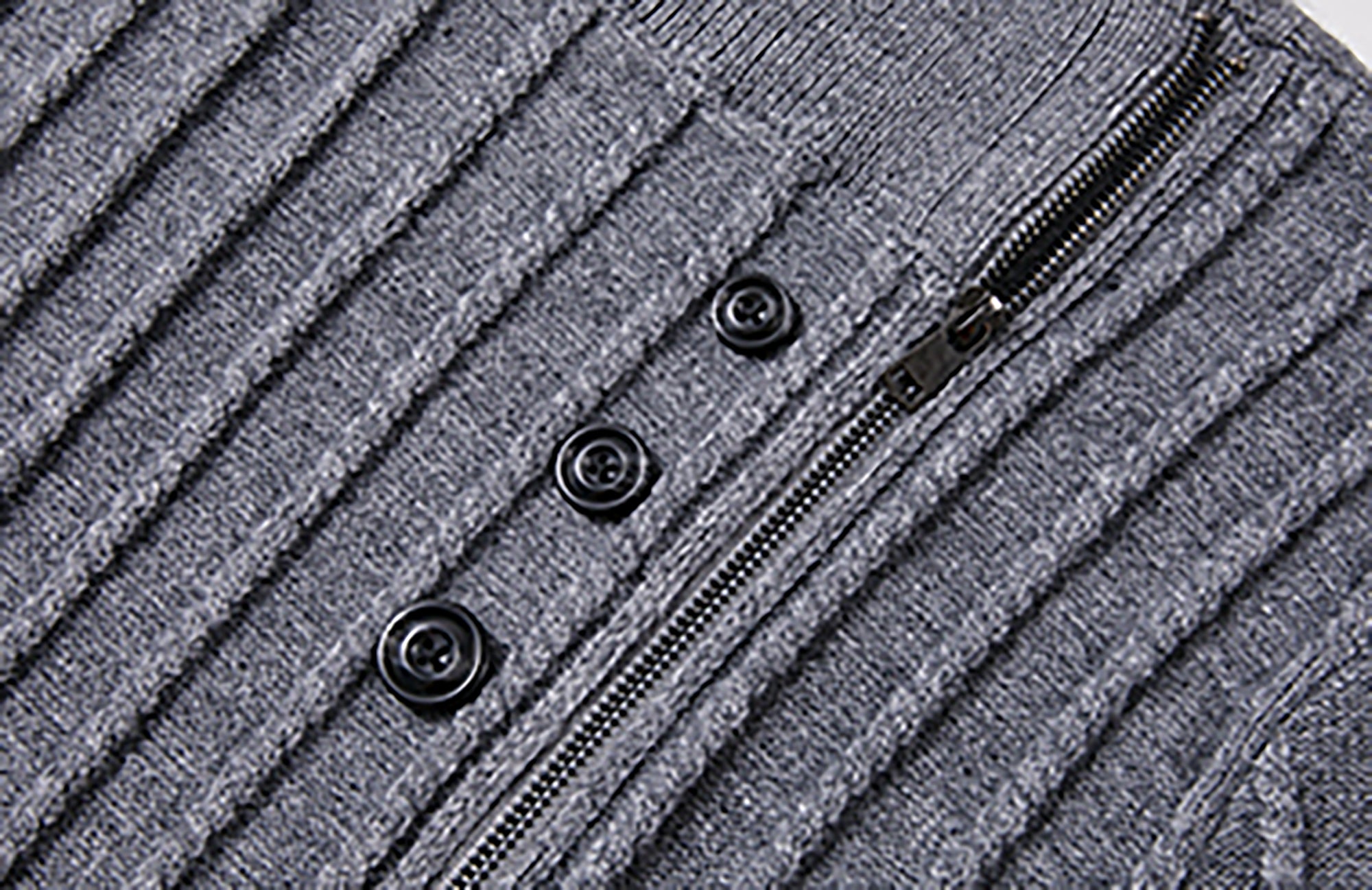 KREATE Deconstructed Cable-Knit Asymmetrical Cardigan