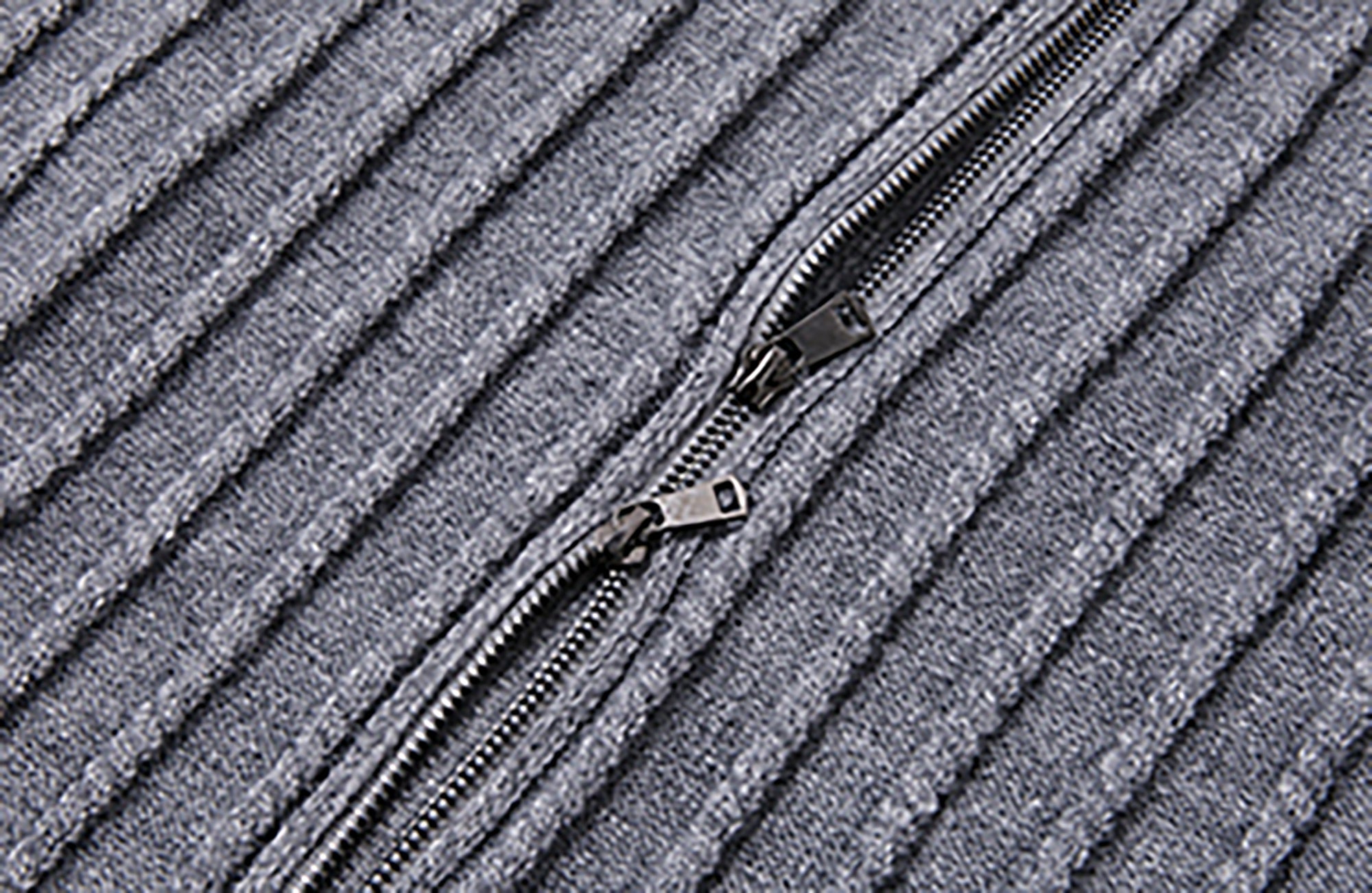 KREATE Deconstructed Cable-Knit Asymmetrical Cardigan