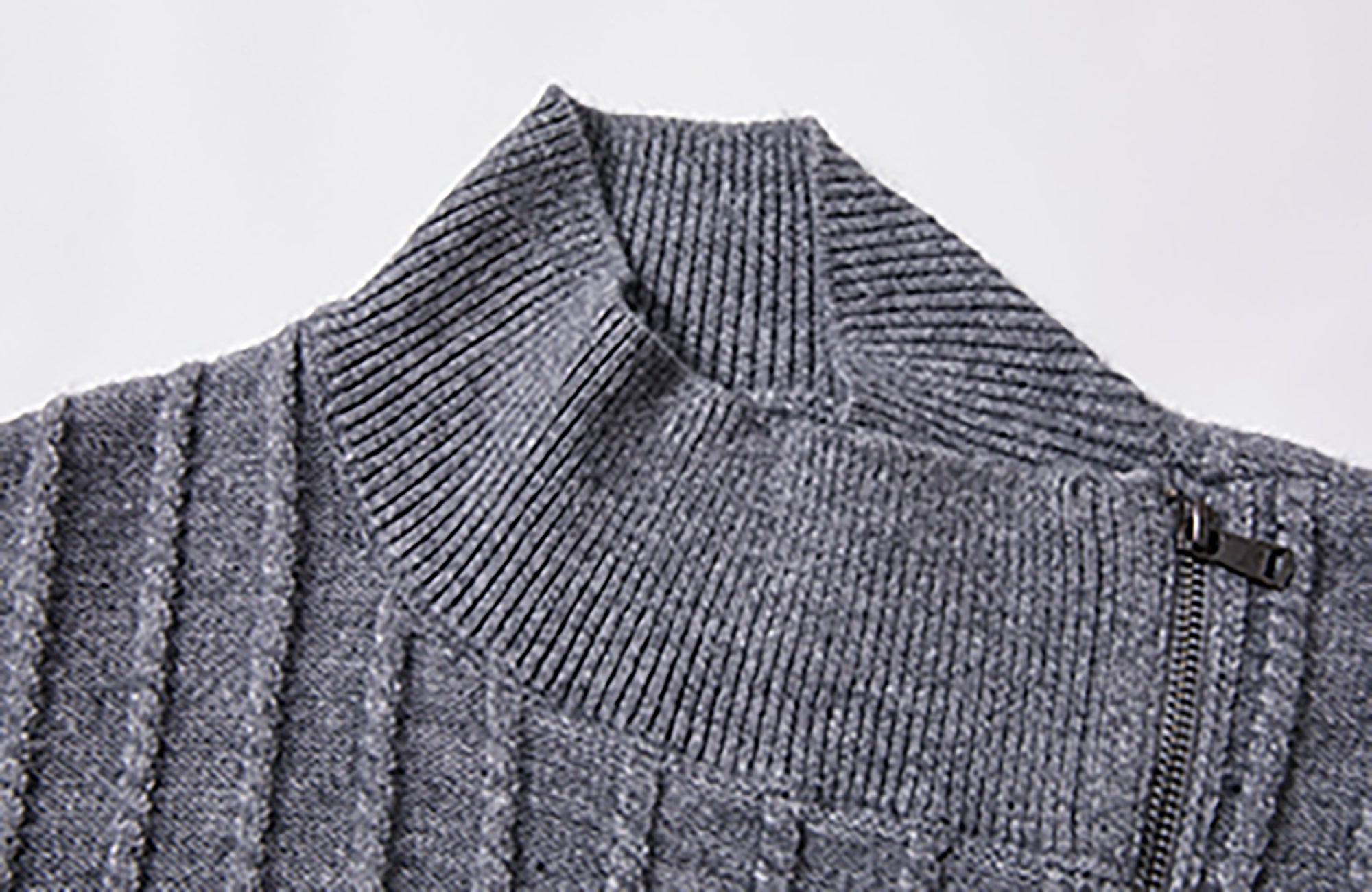 KREATE Deconstructed Cable-Knit Asymmetrical Cardigan