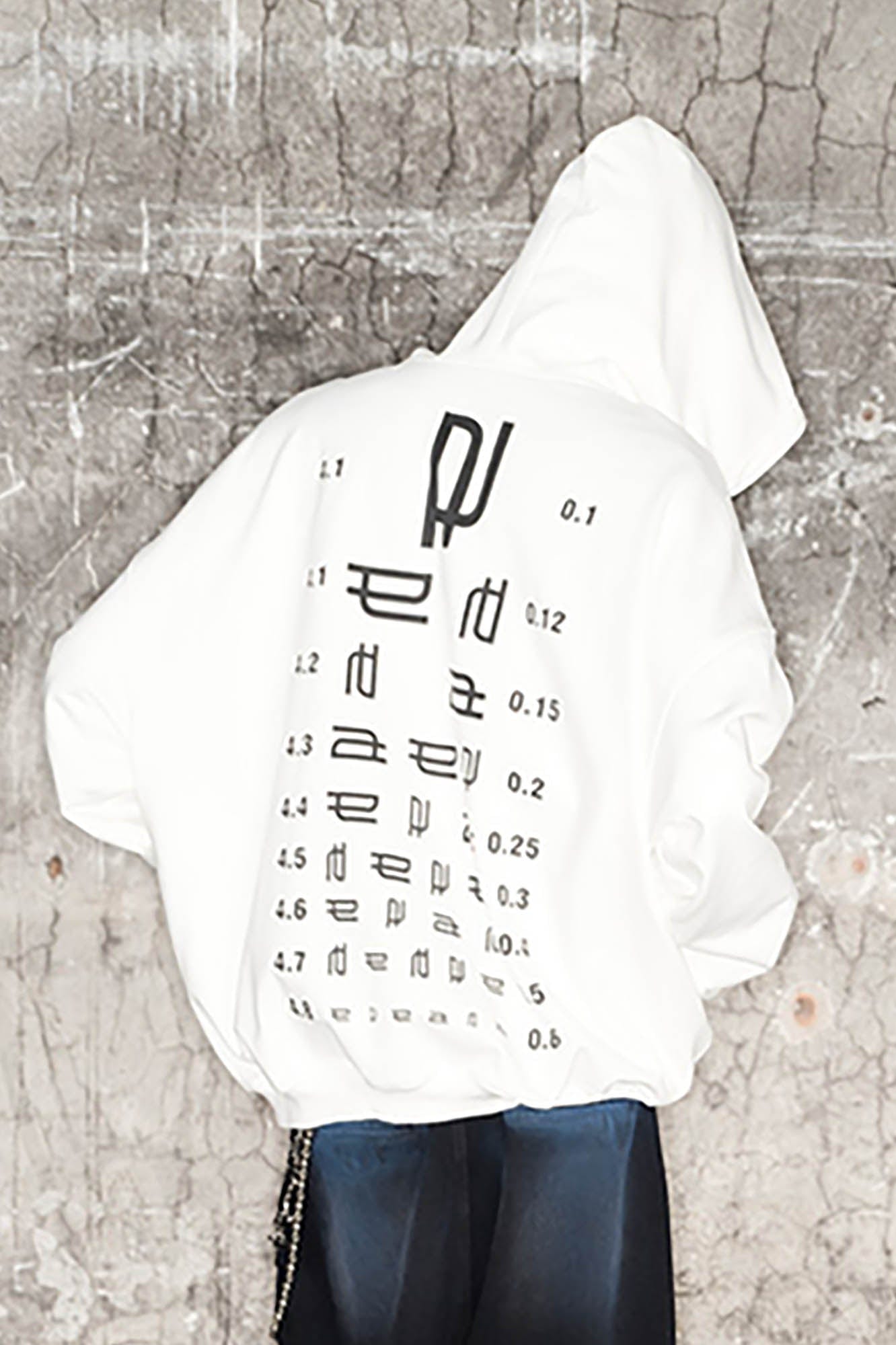 TRIANGLE PROJECT Eye Chart LOGO Hoodie