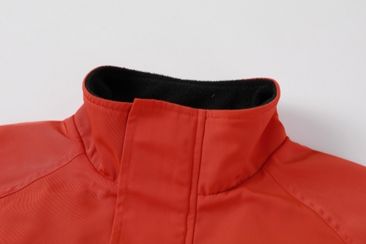 NOVACAM Retro Embroidered Fleece-Lined Woven Jacket