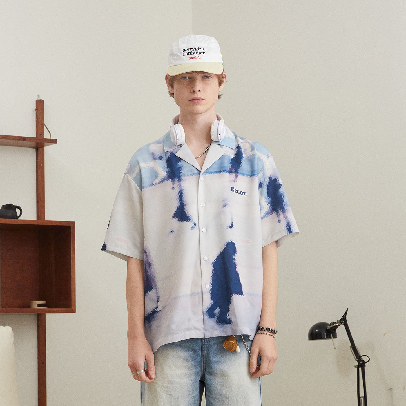 KREATE Platform Silhouette Cuban Half-Shirt