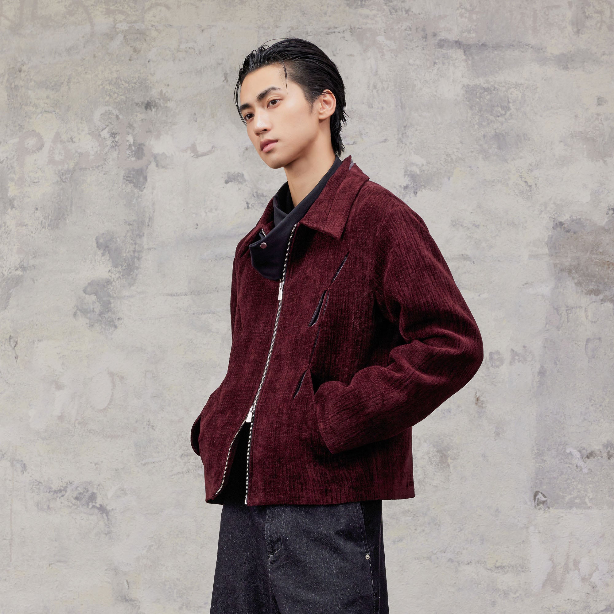ALVNG AR ANTS Chenille Dual Zip Jacket