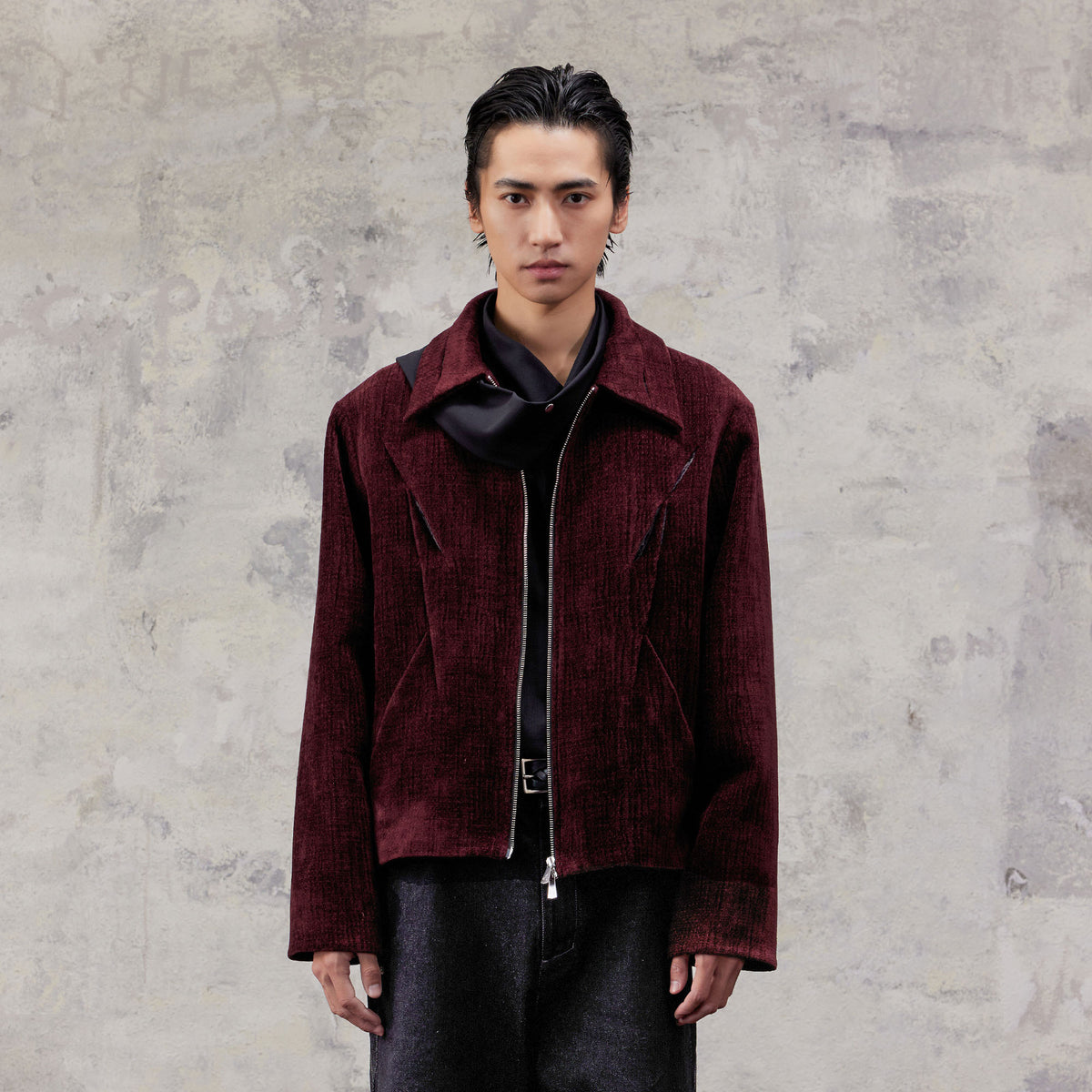 ALVNG AR ANTS Chenille Dual Zip Jacket