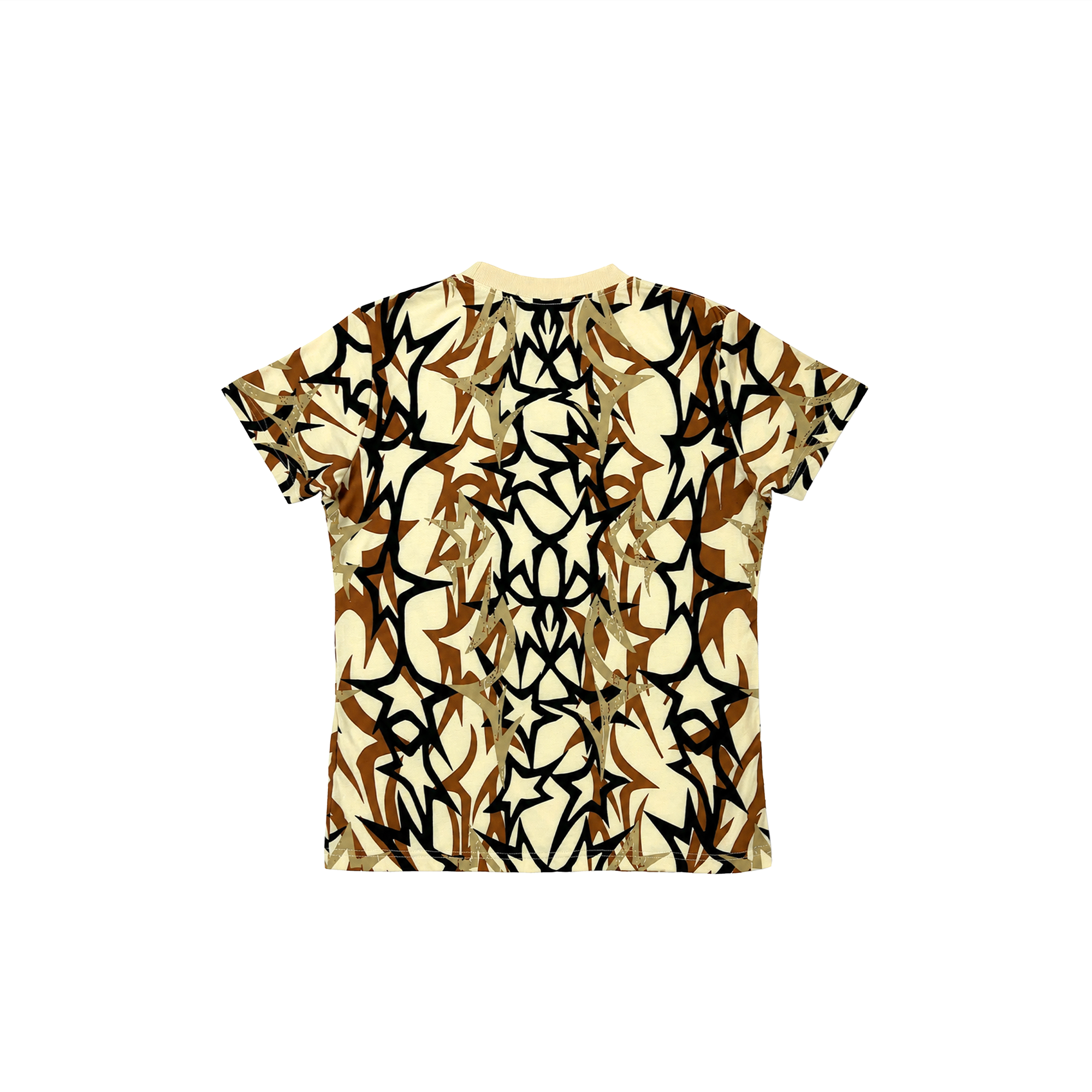 TECNINEGROUP Thorn Star Full-Print Cotton T-Shirt