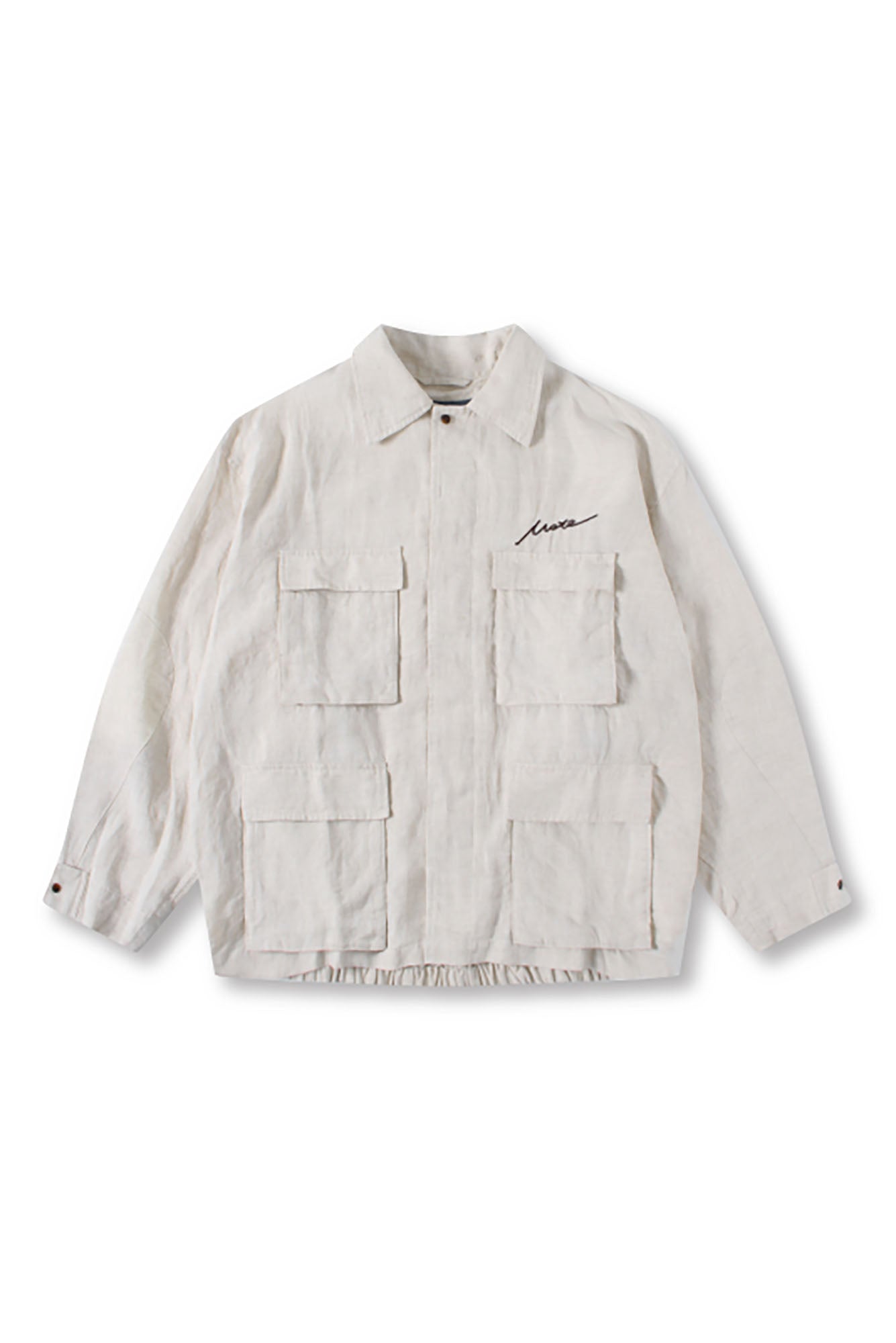 UNLIMITED MOTE Multi-Pocket Linen Shirt