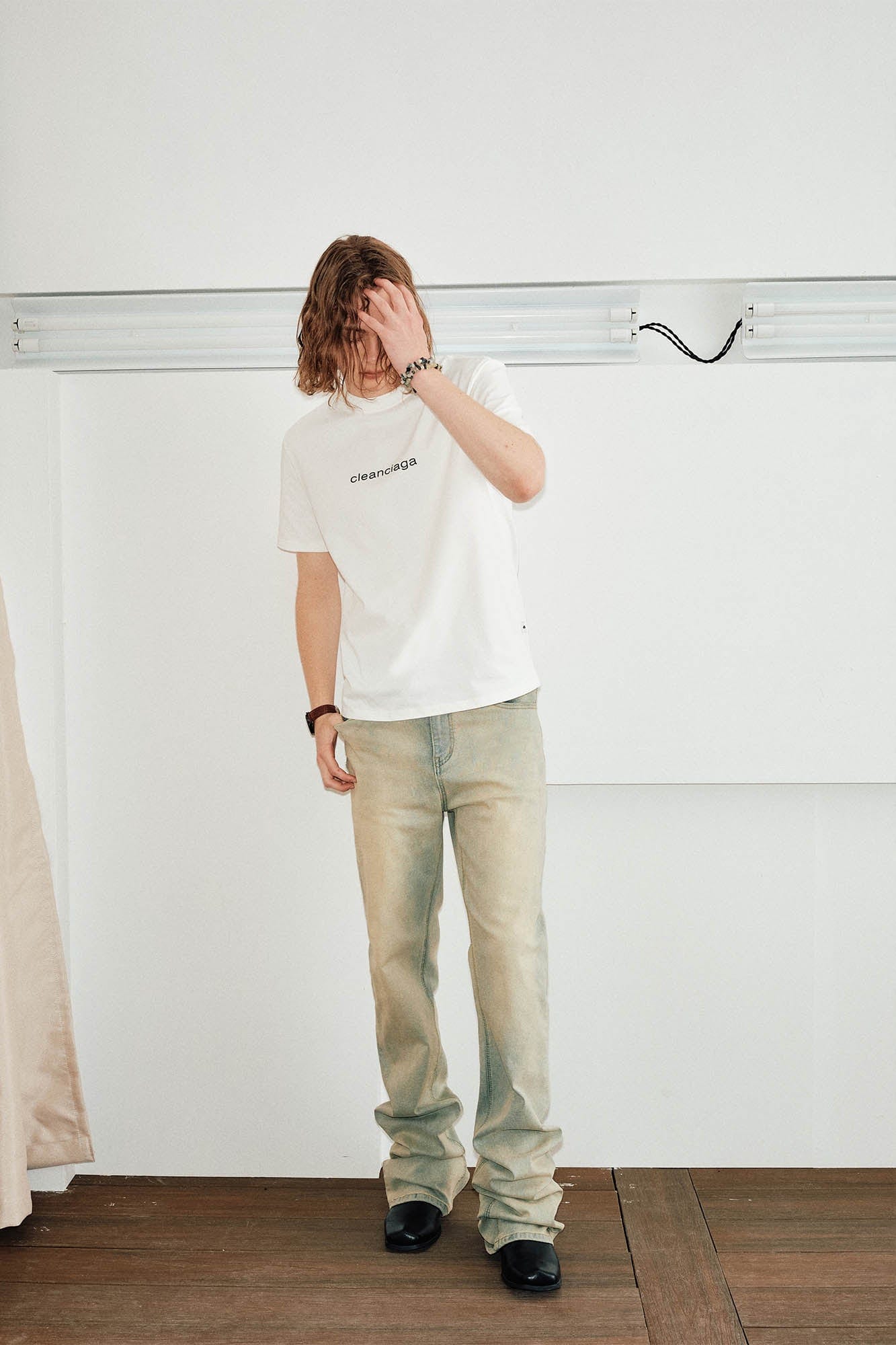 KREATE Classic Washed Straight Jeans