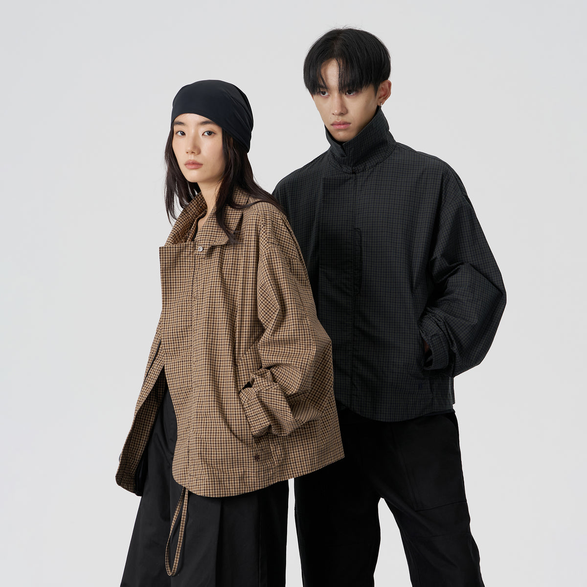 FMACM Retro Lapel Oversized Jacket
