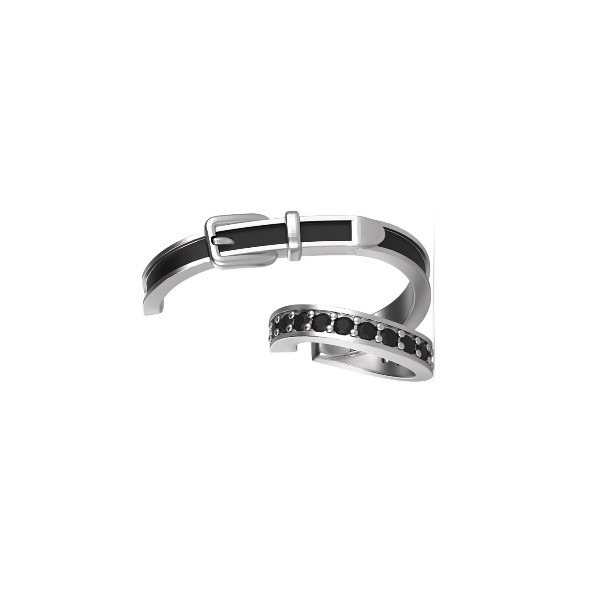 YURITAN Buckle Strap Ear Cuff