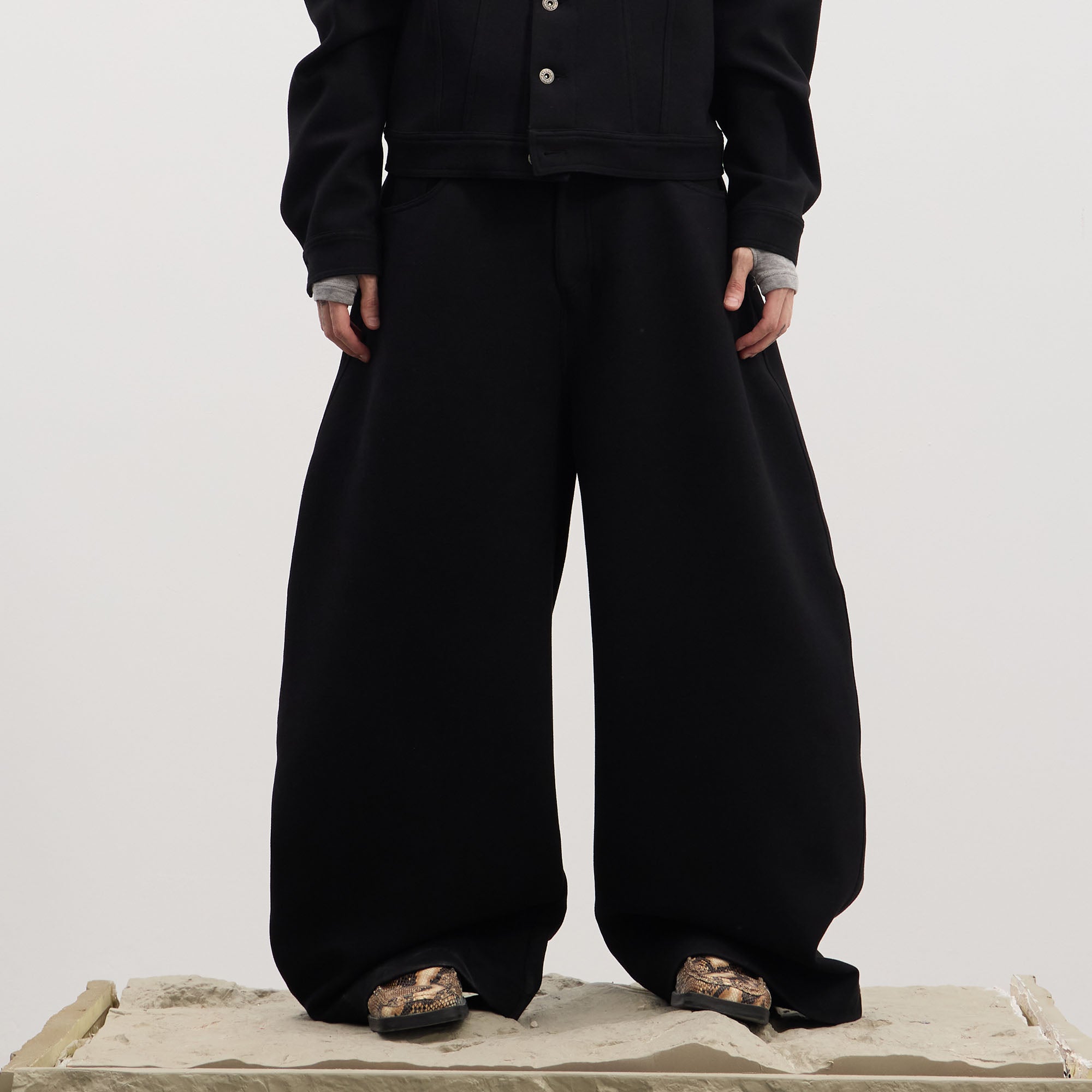 DND4DES Essential Wool-Blend Baggy Pants, premium urban and streetwear designers apparel on PROJECTISR.com, DND4DES