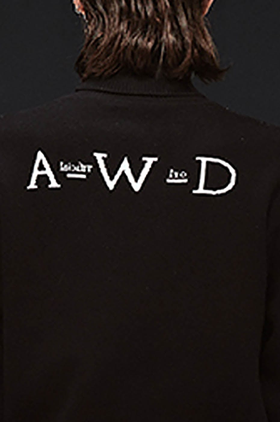 ARTIFICIAL WORLD Essential Slogan Turtleneck Sweater