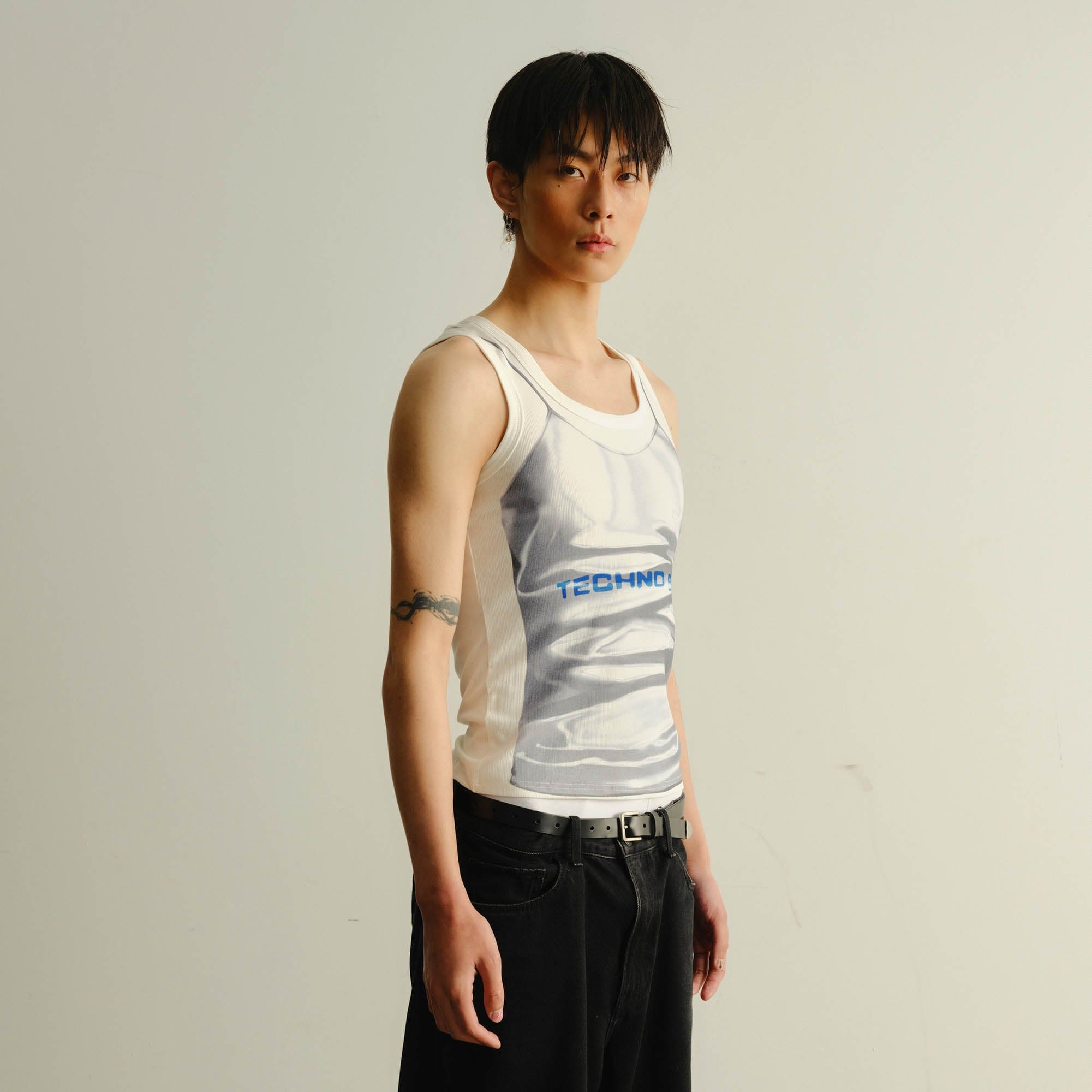 KADAKADA Technoboy Faux-Layer Tank Top