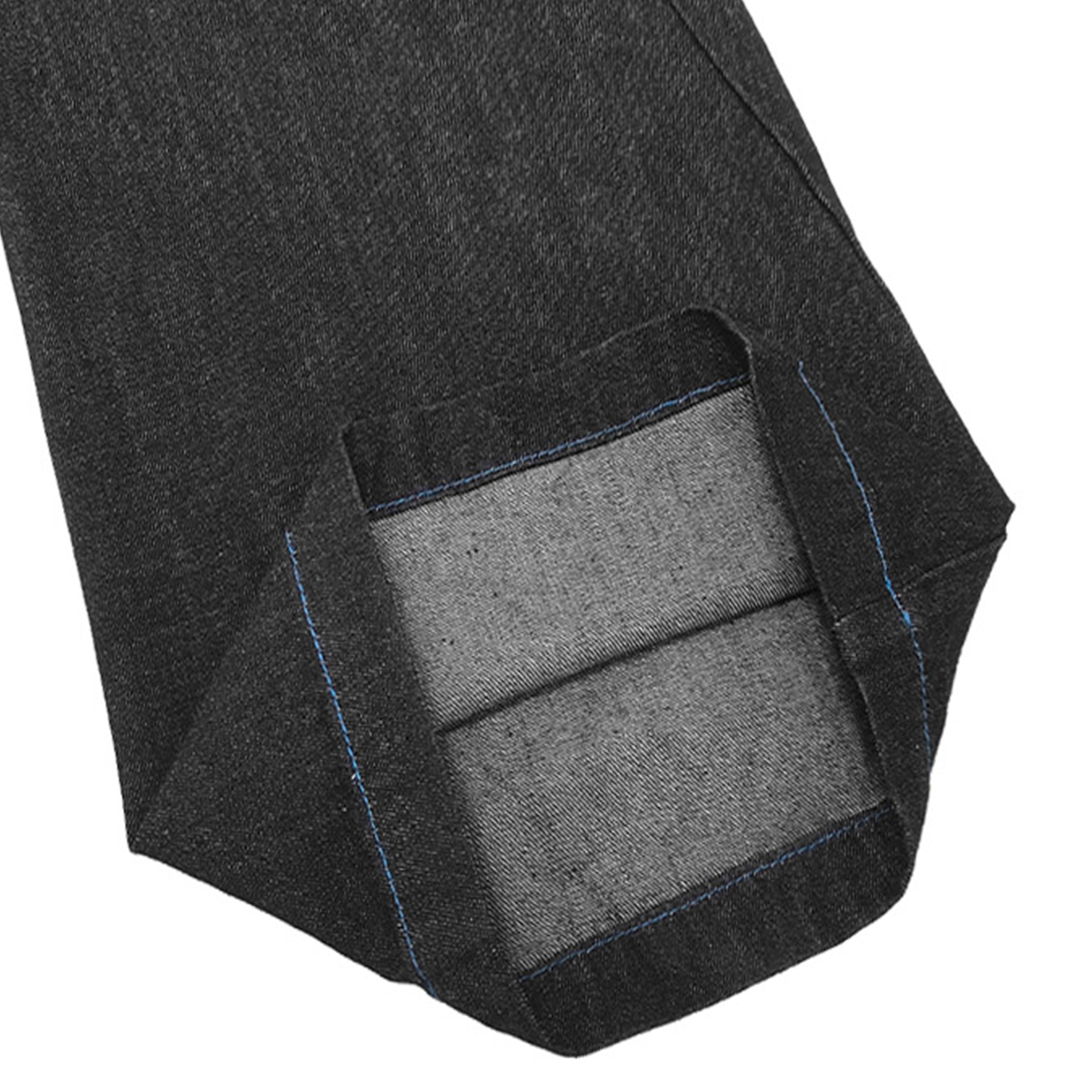 WANNA LAB Laser-Burned Spliced-Waist Jeans