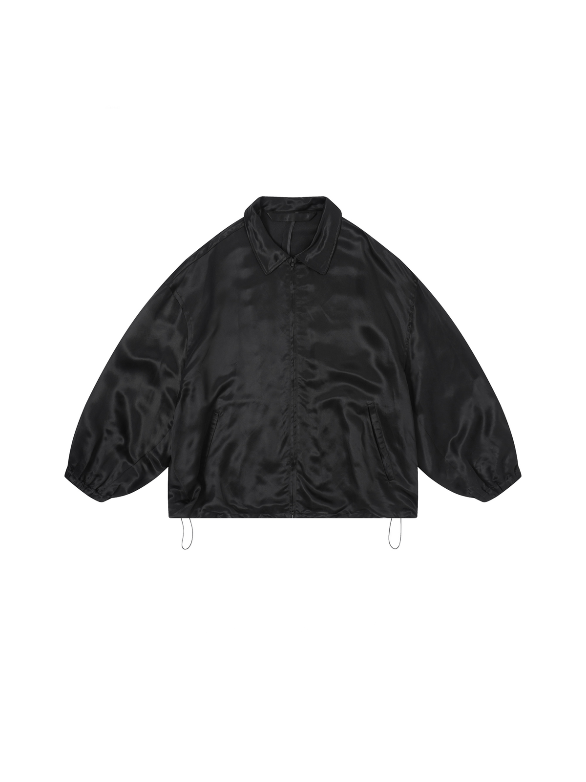 UNLIMITED MOTE Drawstring Bat-Sleeve Zip-Up Jacket, premium urban and streetwear designers apparel on PROJECTISR.com, UNLIMITED MOTE