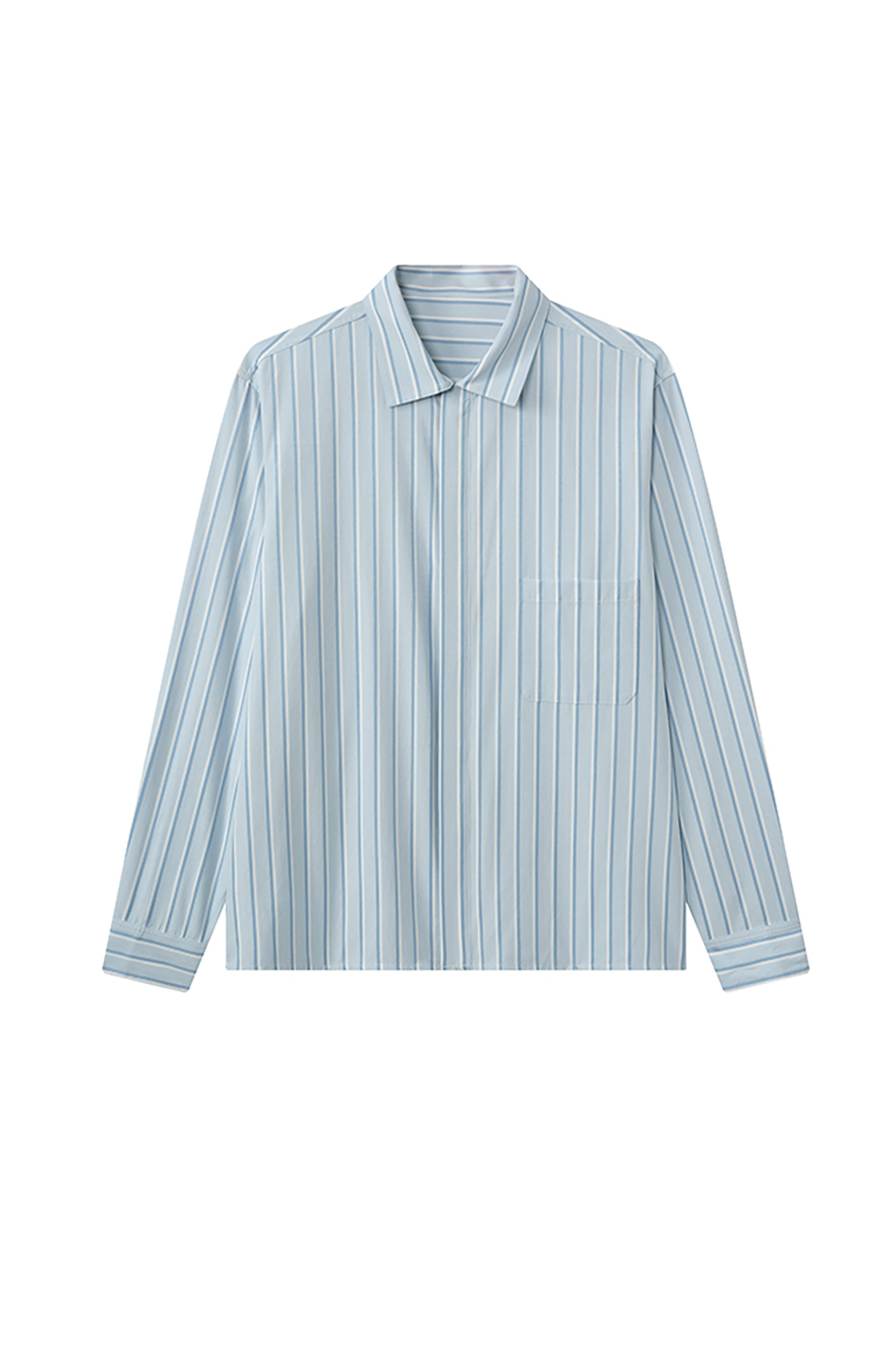 JIECHI Button-Up Striped Shirt, premium urban and streetwear designers apparel on PROJECTISR.com, JIECHI