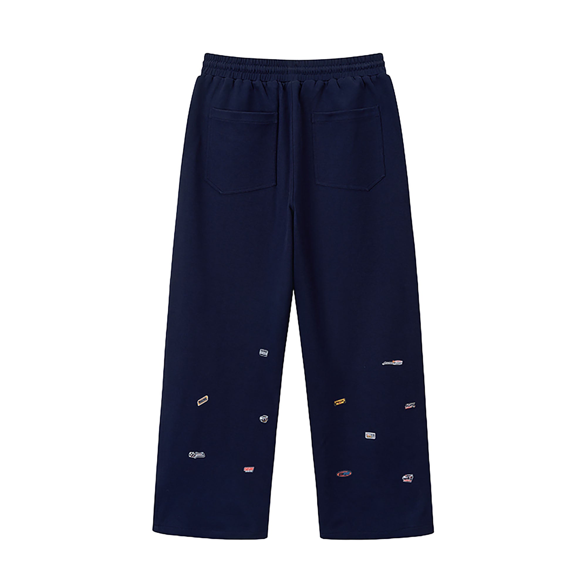 SAVAGEGROWTHWORLD Whimsical Stickers Drawstring Sweatpants