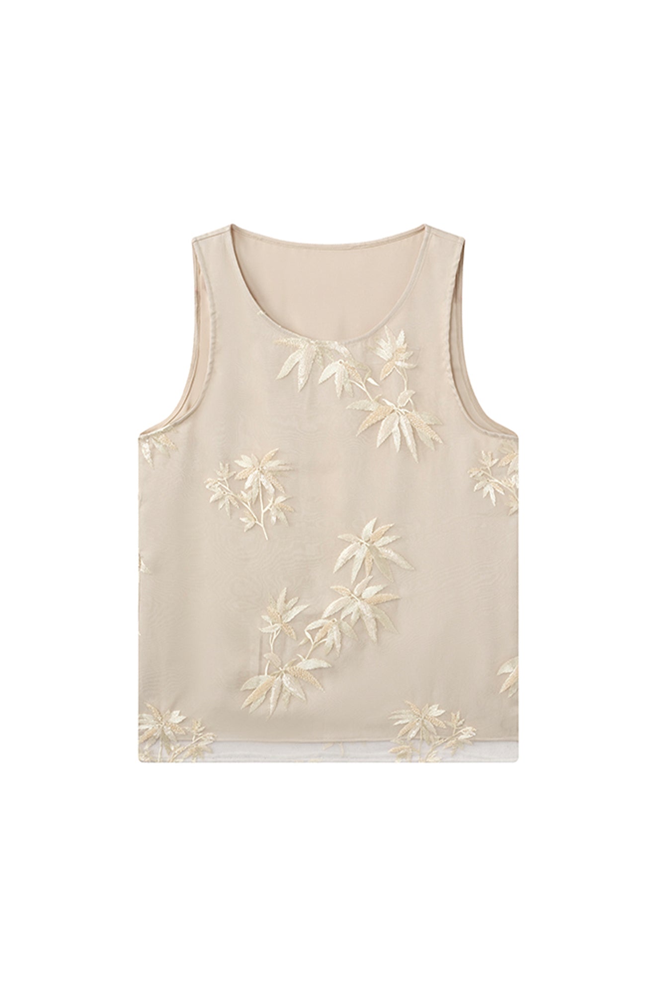 JIECHI Bamboo Embroidered Tank Top, premium urban and streetwear designers apparel on PROJECTISR.com, JIECHI