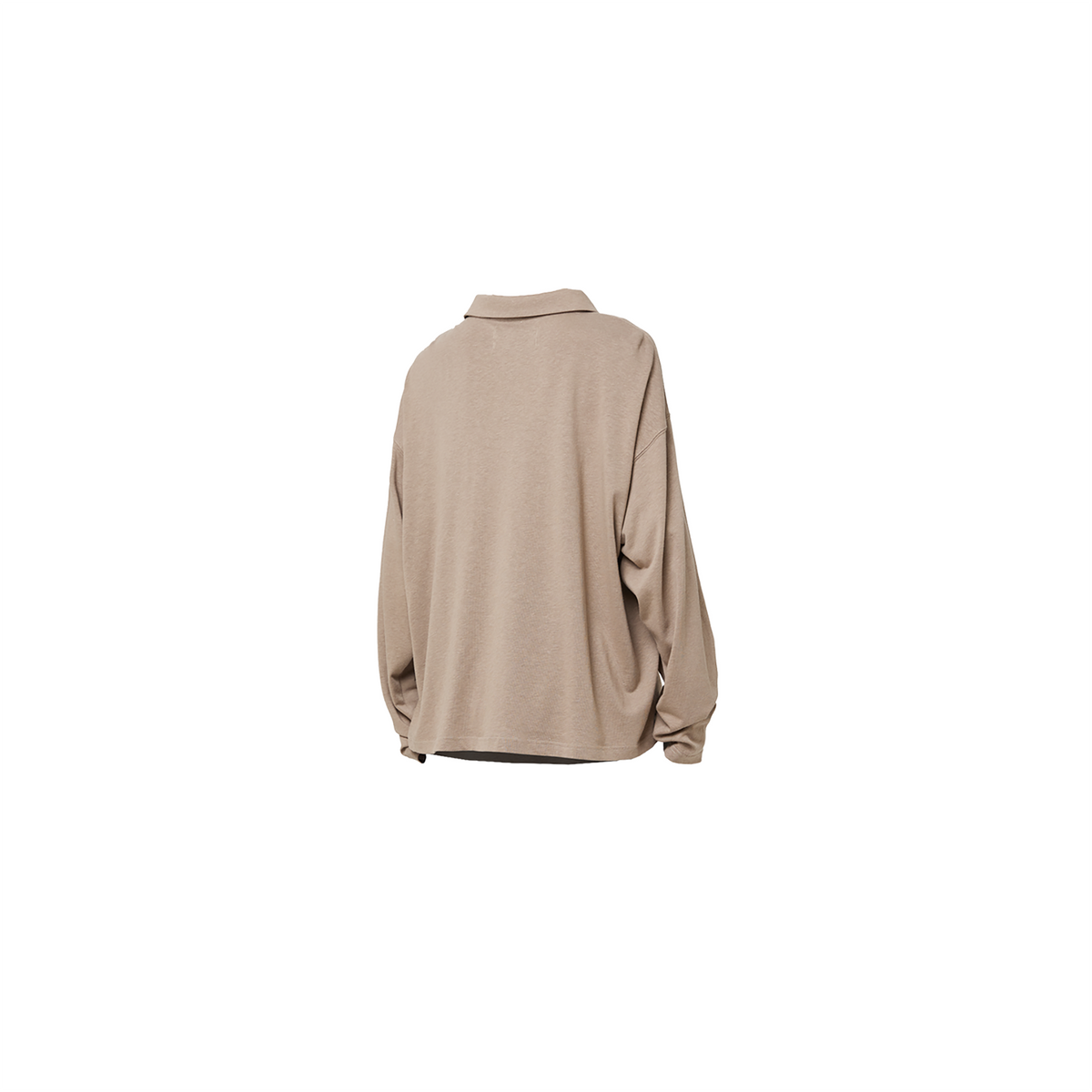 RELABEL Embroidered Magnetic Collar Polo Sweater