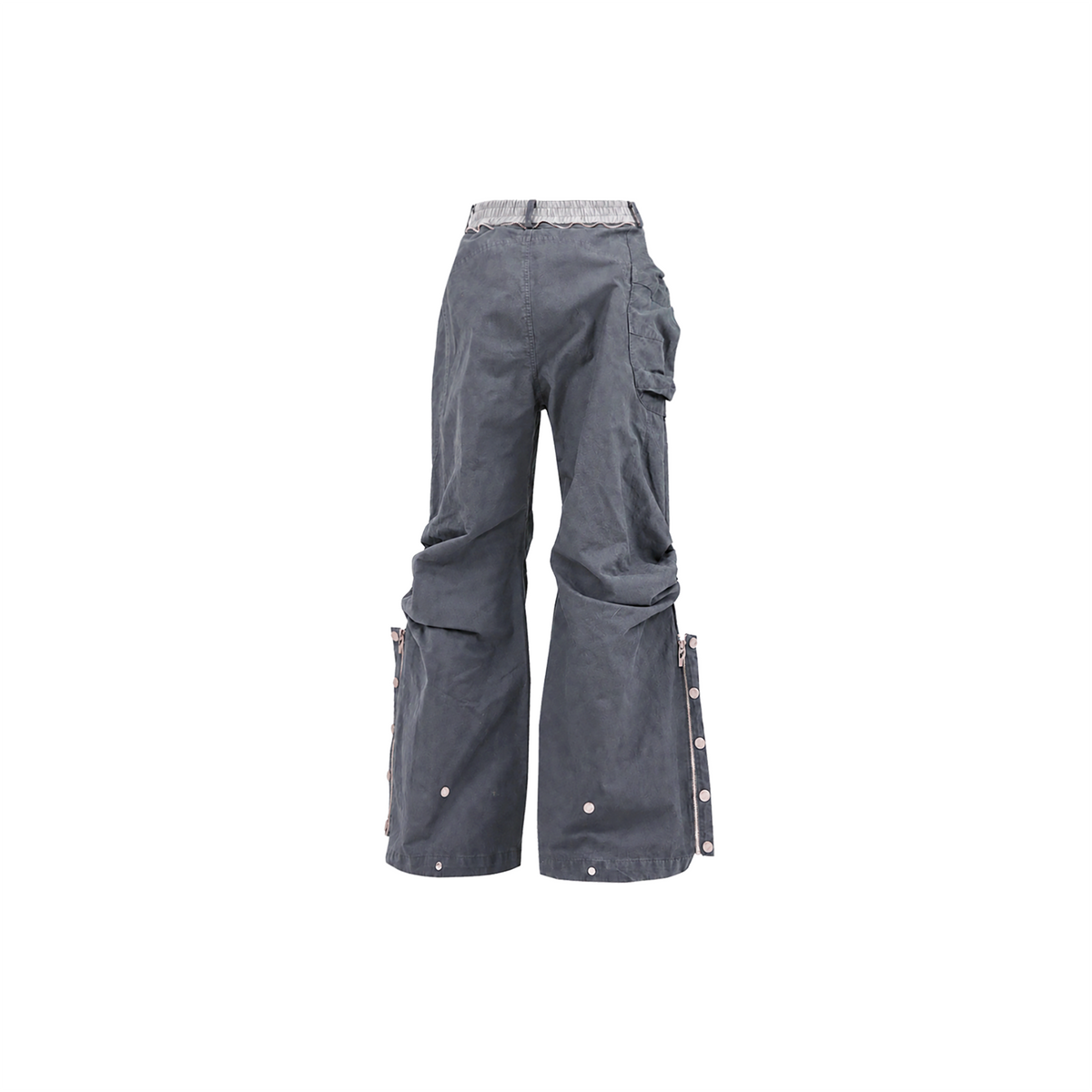 RELABEL Pleated Deconstructed Detachable-Waist Cargo Trousers
