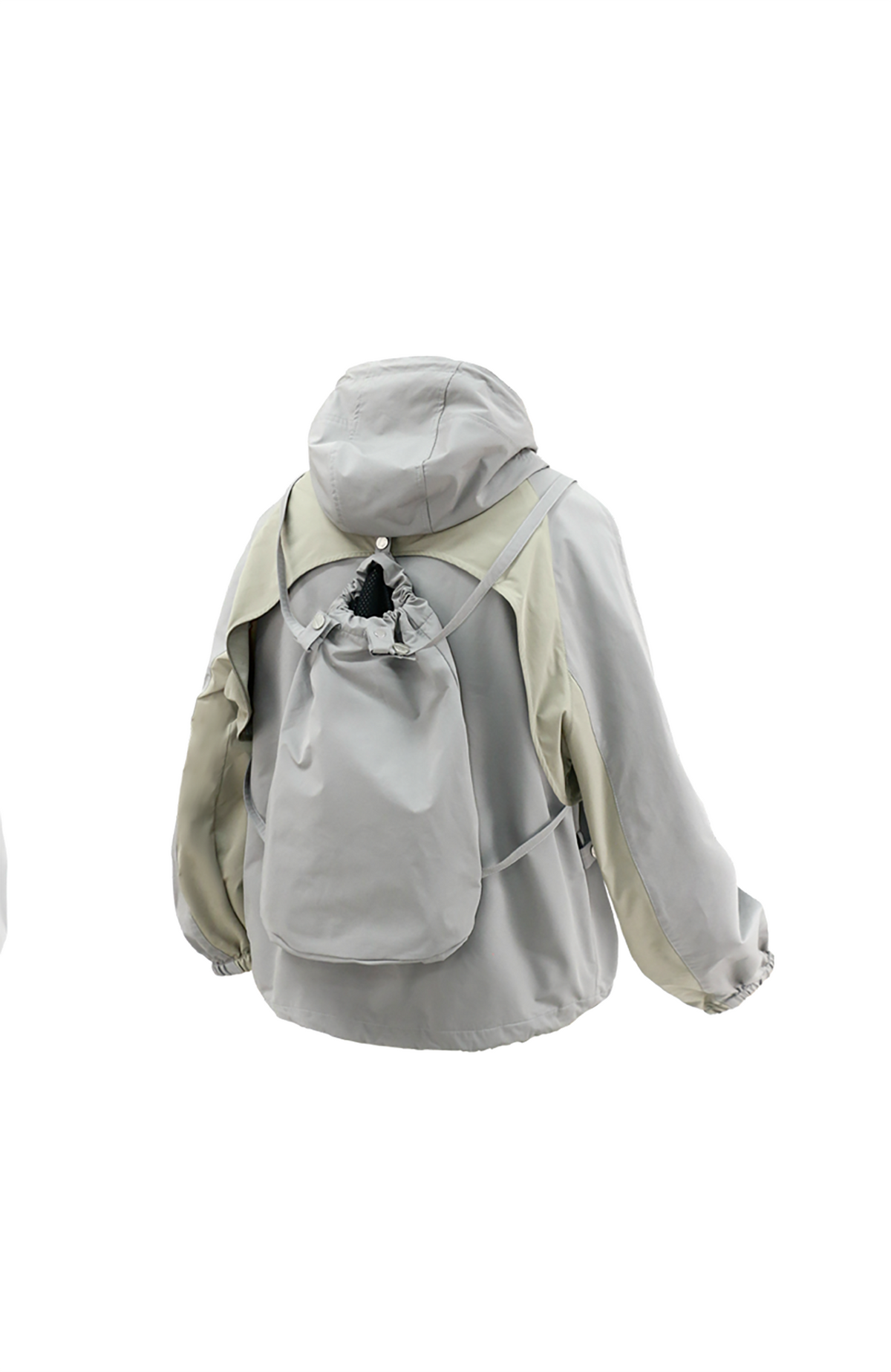 RELABEL Deconstructed Spliced Three-Way Outdoor Shell Jacket