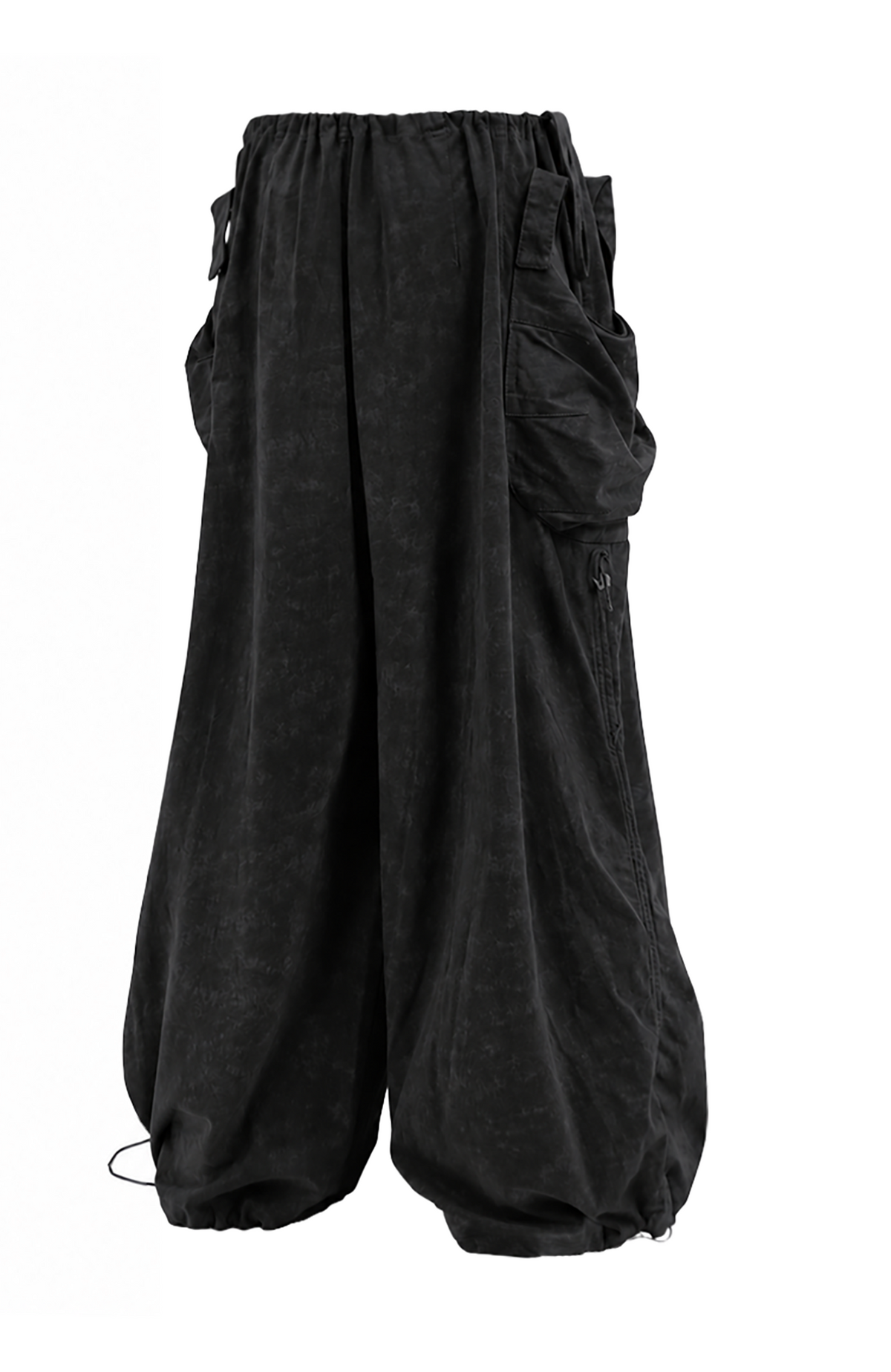 RELABEL Tie-Dye Pleated Adjustable Hem Sweatpants
