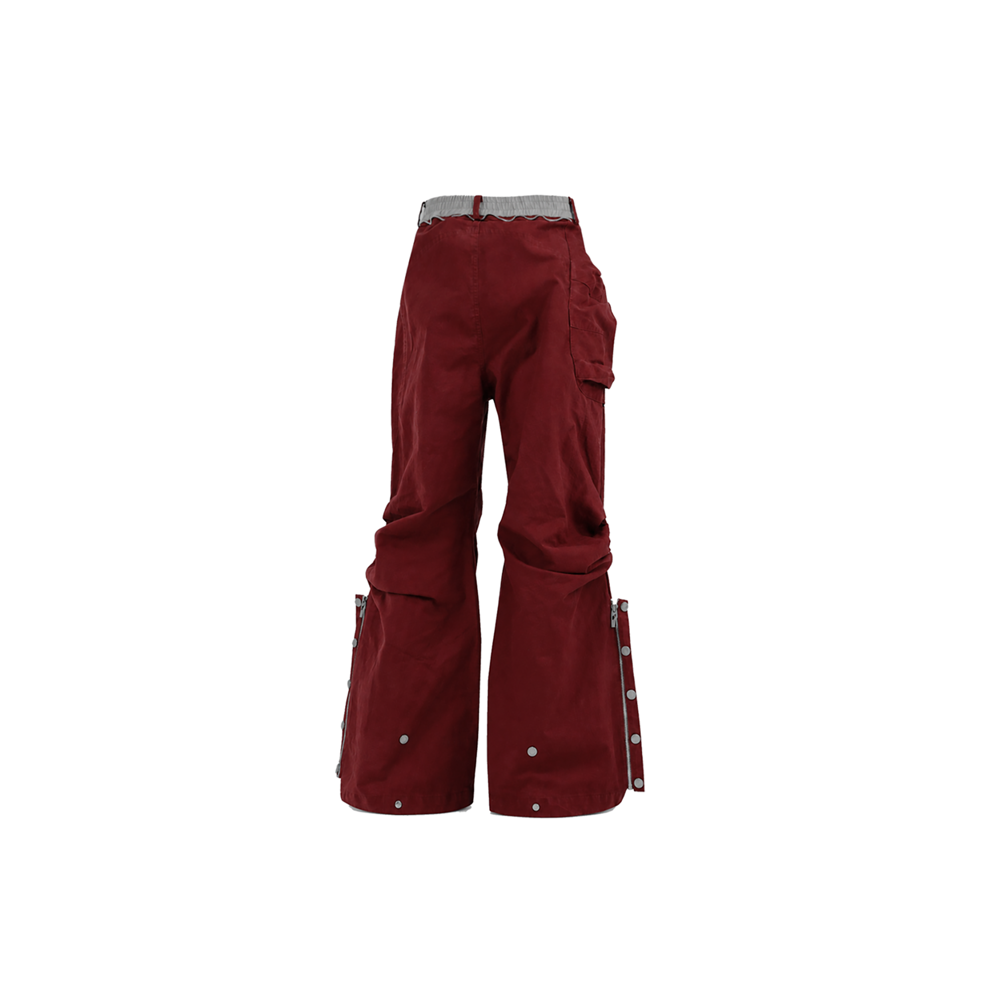 RELABEL Pleated Deconstructed Detachable-Waist Cargo Trousers