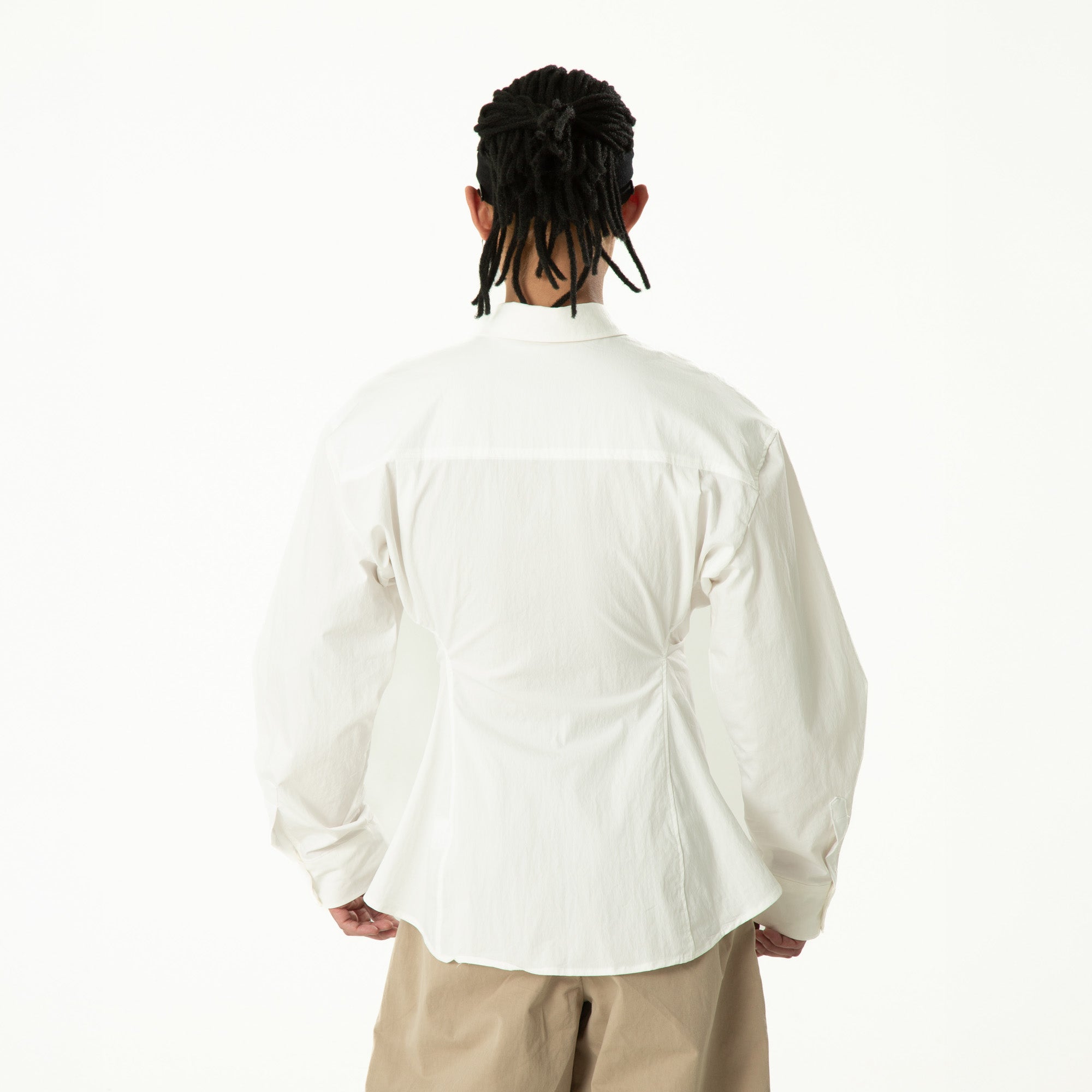 CLP Tailored Waist-Cinched Shirt, premium urban and streetwear designers apparel on PROJECTISR.com, CLP