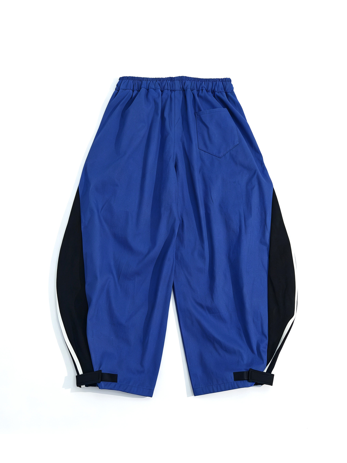 UUCSCC Striped Spliced Wide-Leg Drawstring Track Pants